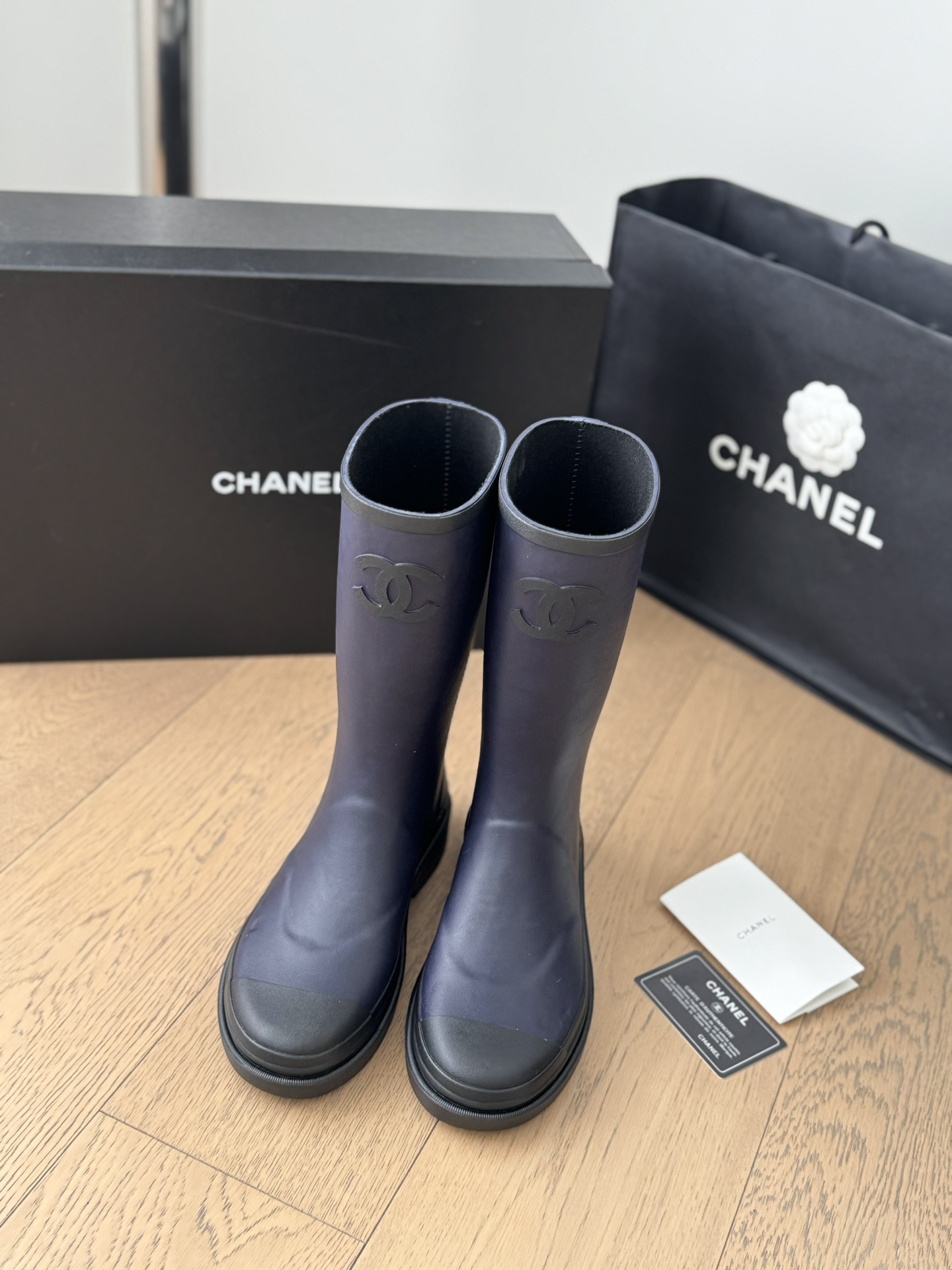 Chanel Bottes Caoutchouc