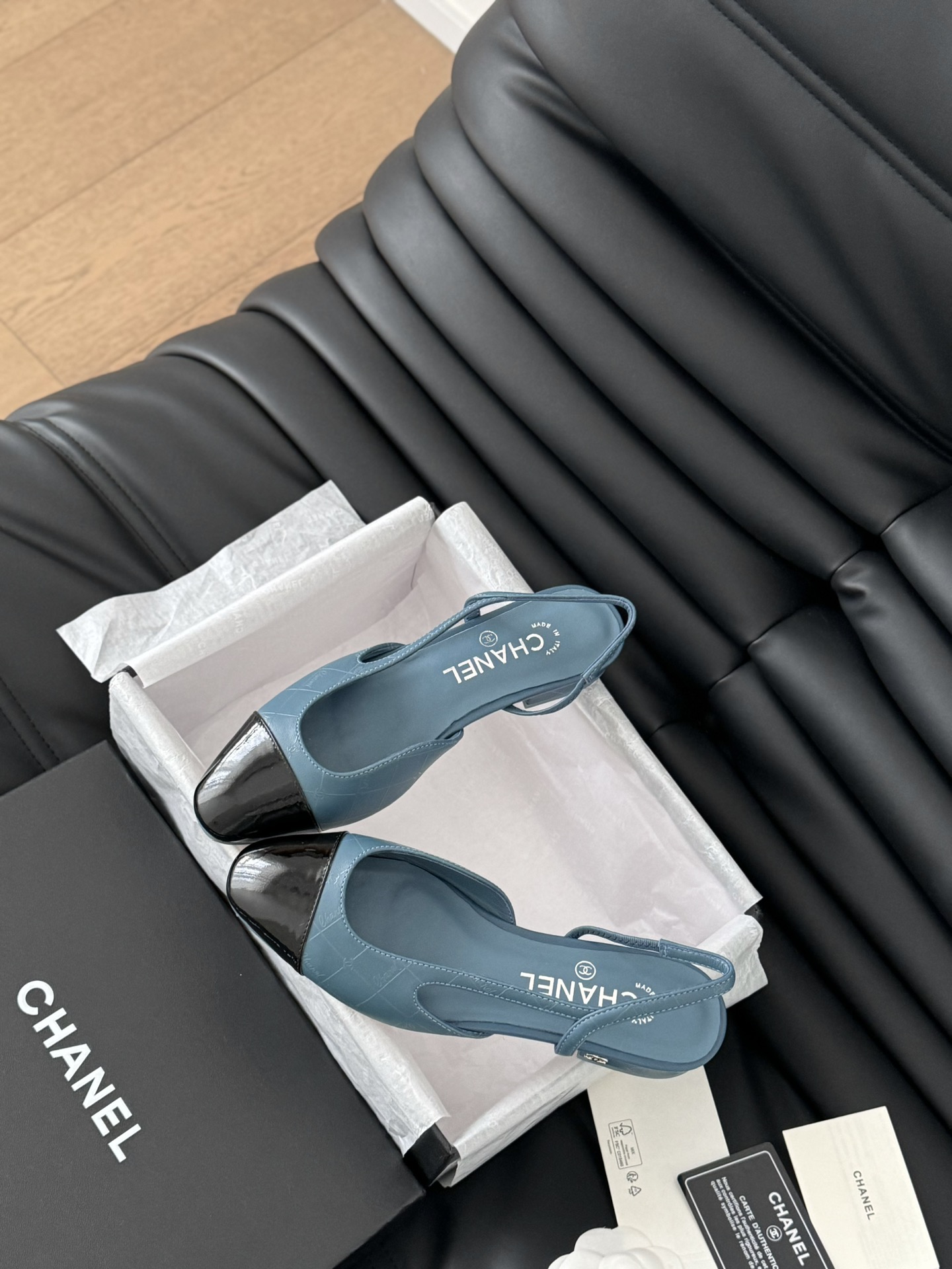 Chanel 经典slingback后空凉鞋 6