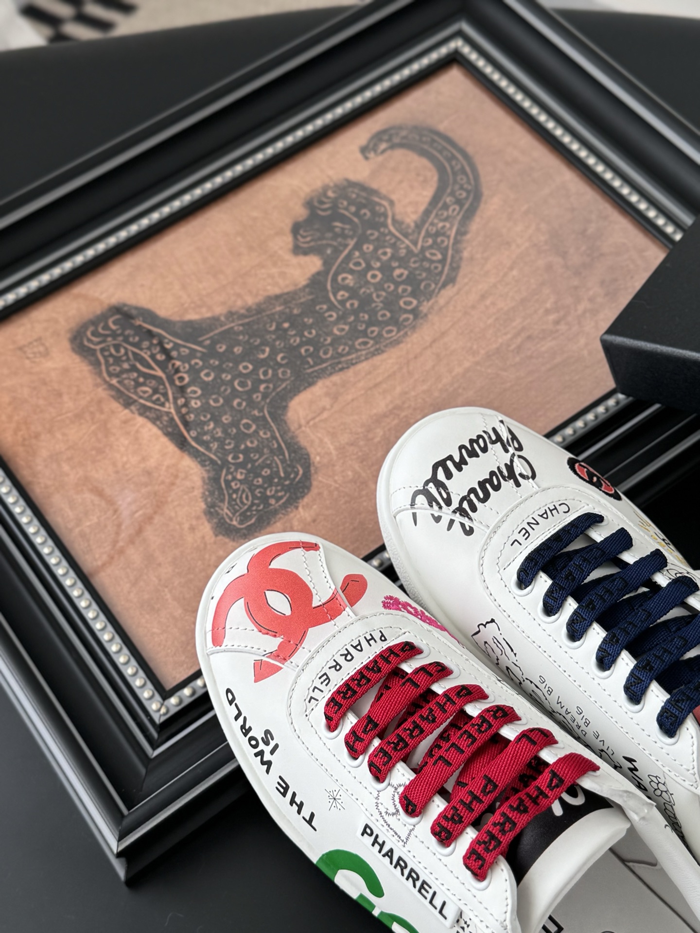 Chanel Graffiti Leather Sneakers: Iconic Style, Unmatched Comfort 8 i1741617470320 3390 0 6