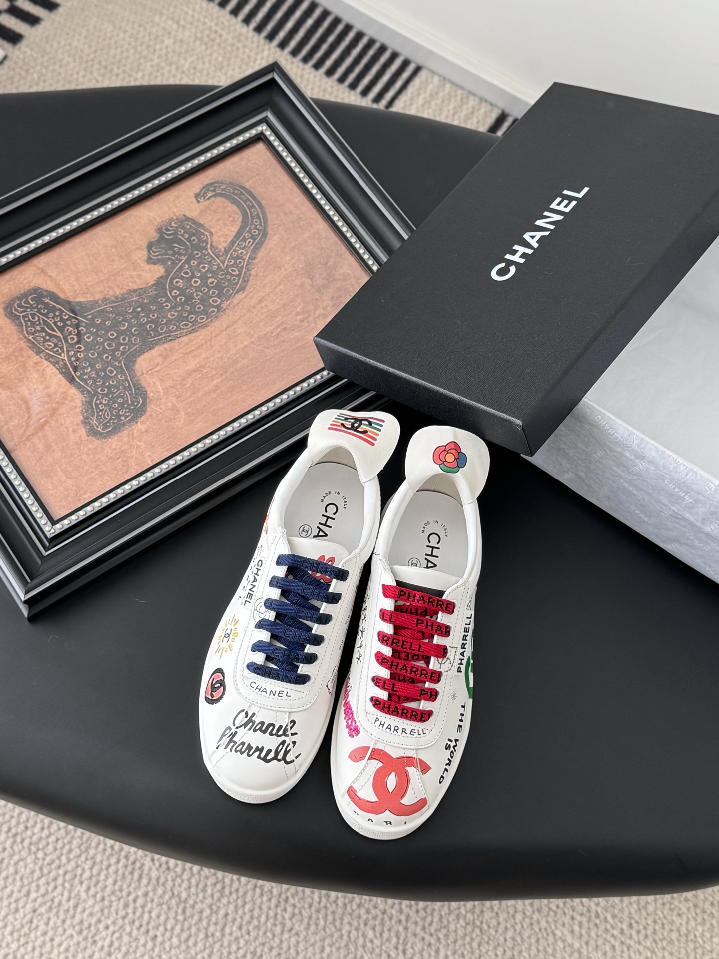 Chanel Graffiti Leather Sneakers: Iconic Style, Unmatched Comfort 3 i1741617470338 3002 0 0