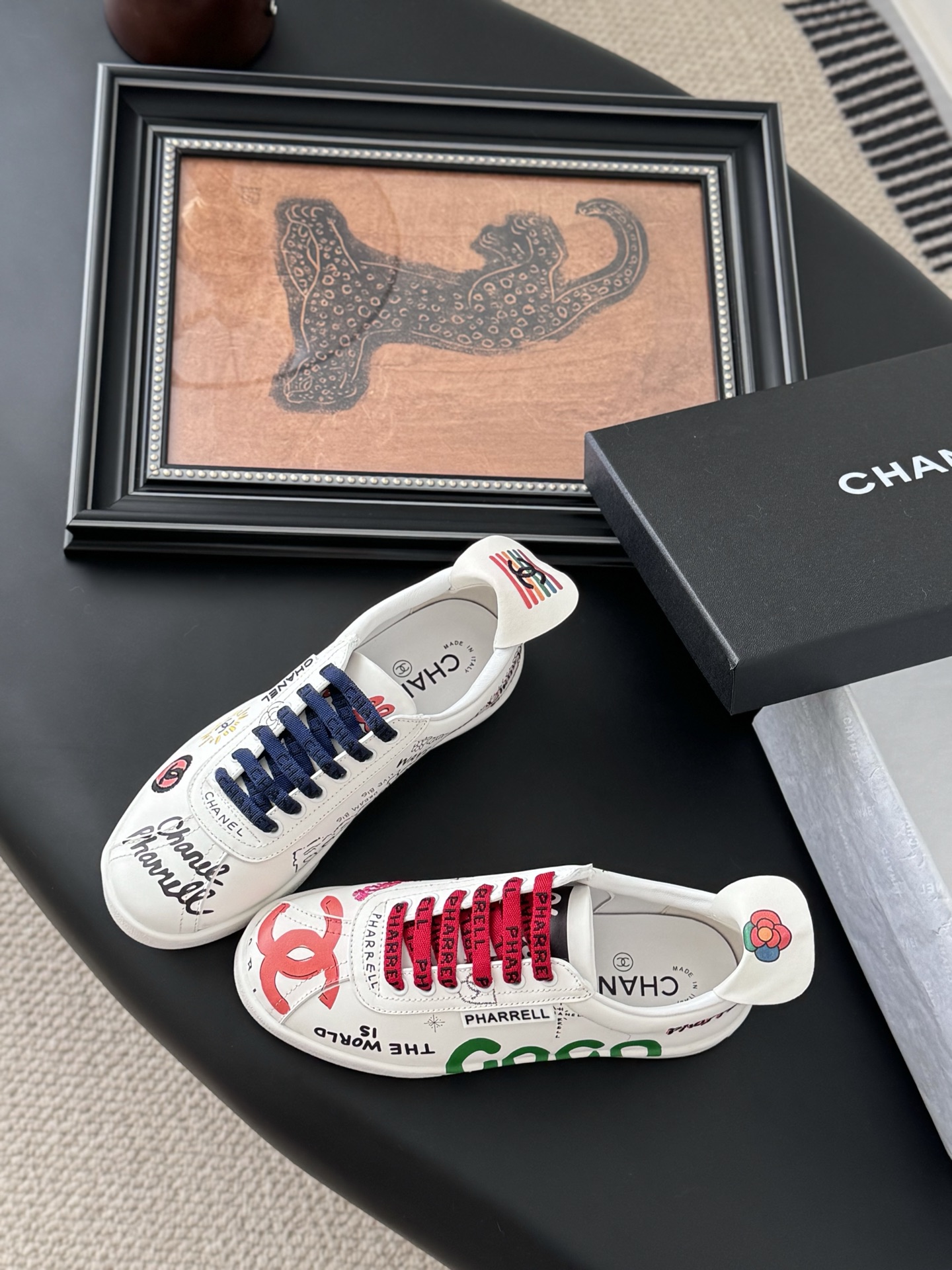 Chanel Graffiti Leather Sneakers: Iconic Style, Unmatched Comfort 7 i1741617470393 91 0 5