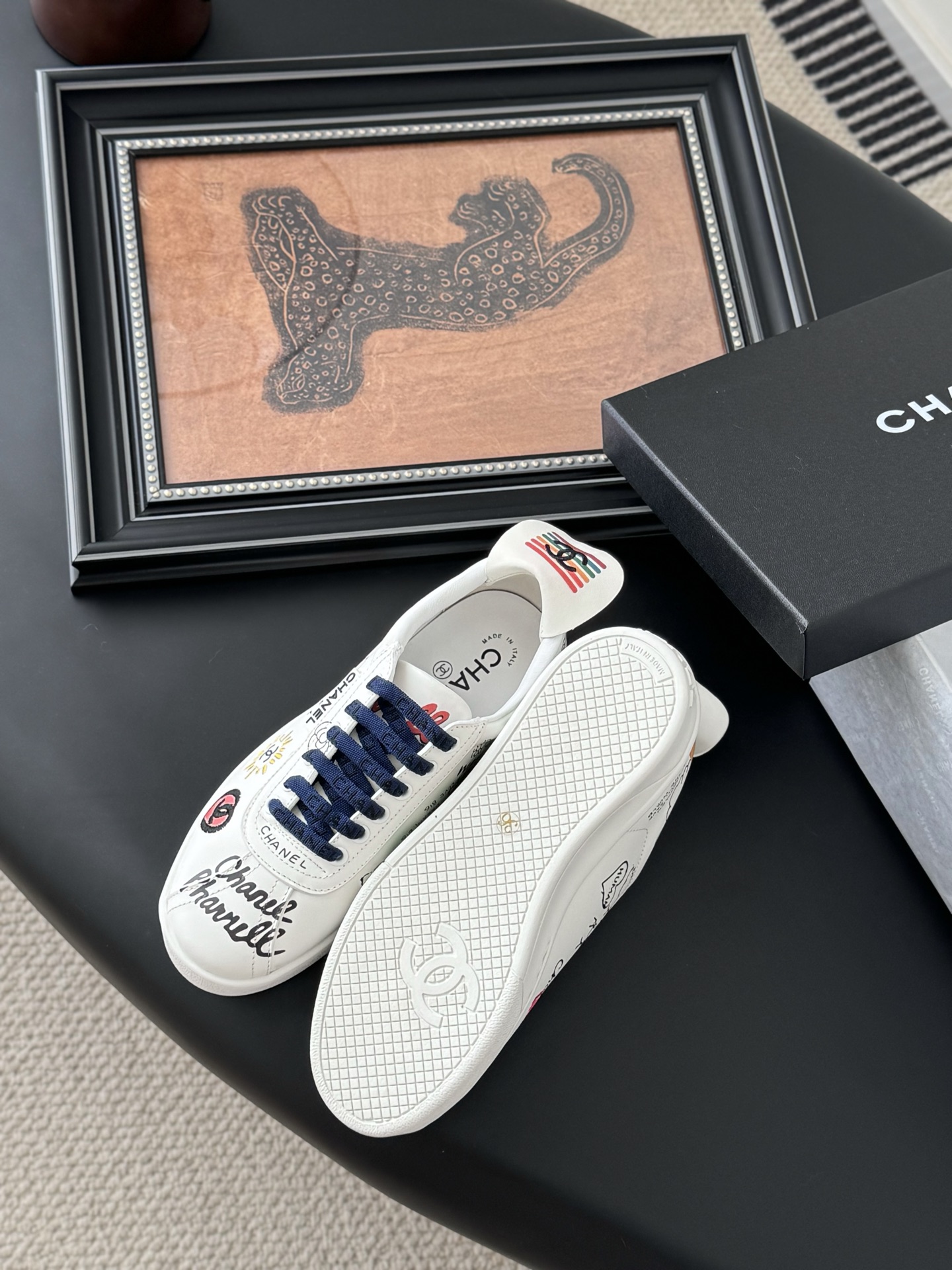 Chanel Graffiti Leather Sneakers: Iconic Style, Unmatched Comfort 6 i1741617471470 4963 0 4