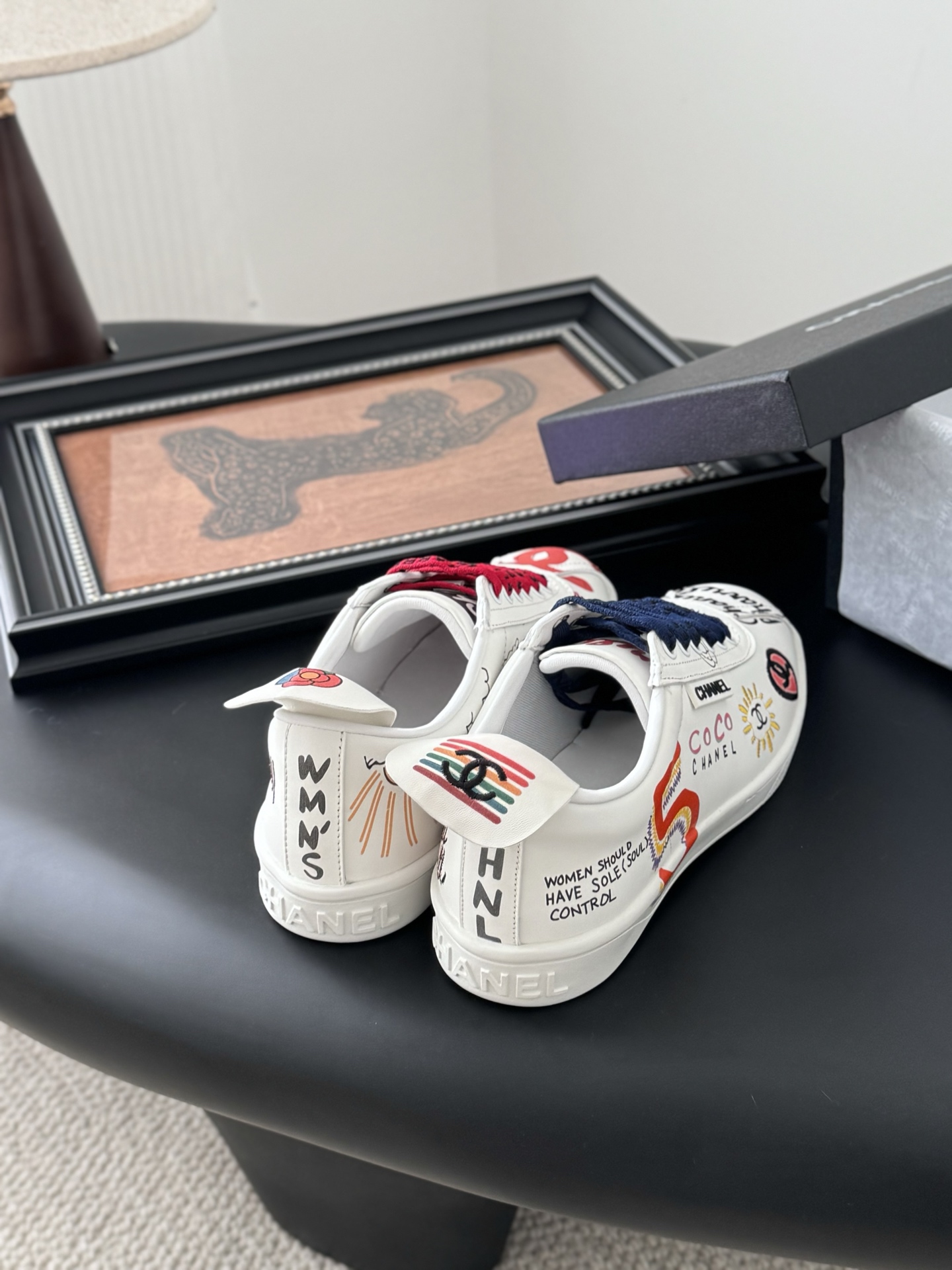 Chanel Graffiti Leather Sneakers: Iconic Style, Unmatched Comfort 4 i1741617471510 5825 0 2