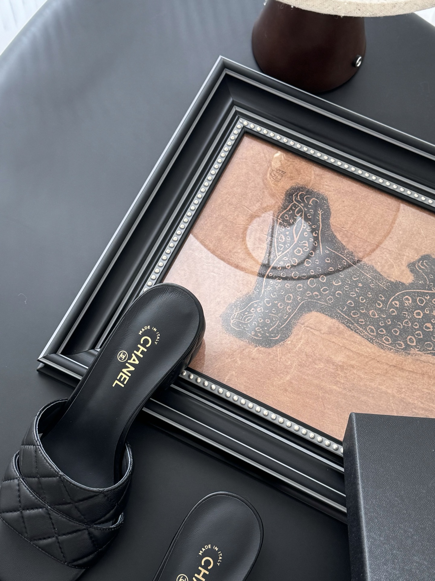 Chanel Black Quilted Leather Heeled Sandals Mules Slides, Size 35-39 9 i1741713477937 2902 0 7