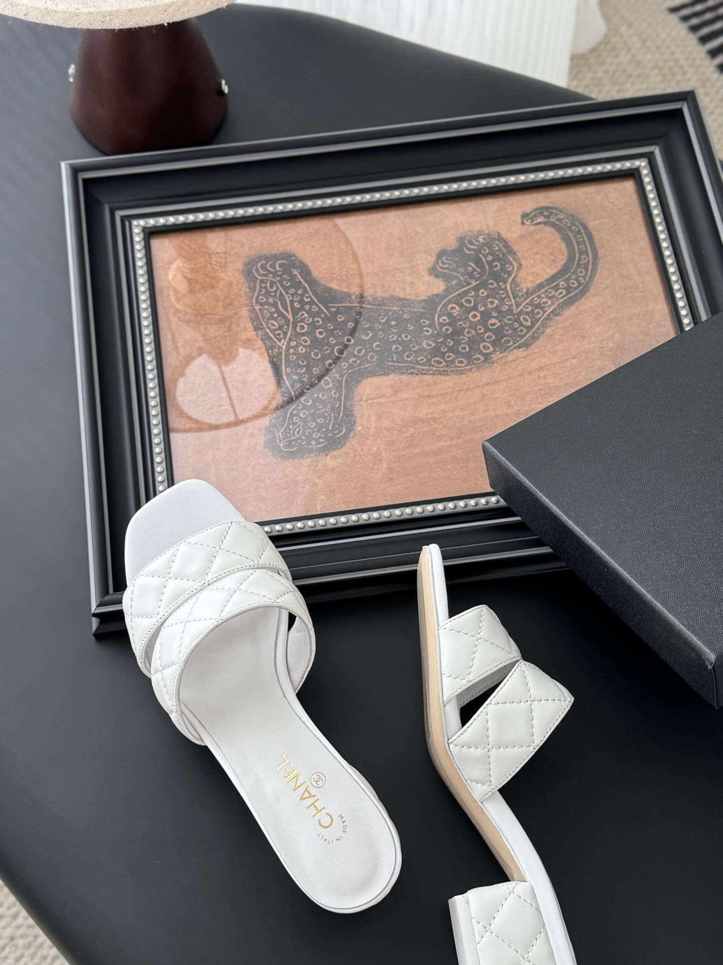 Chanel White Quilted Leather Heeled Sandals, Spring-Summer Collection 8 i1741713515001 2066 0 6