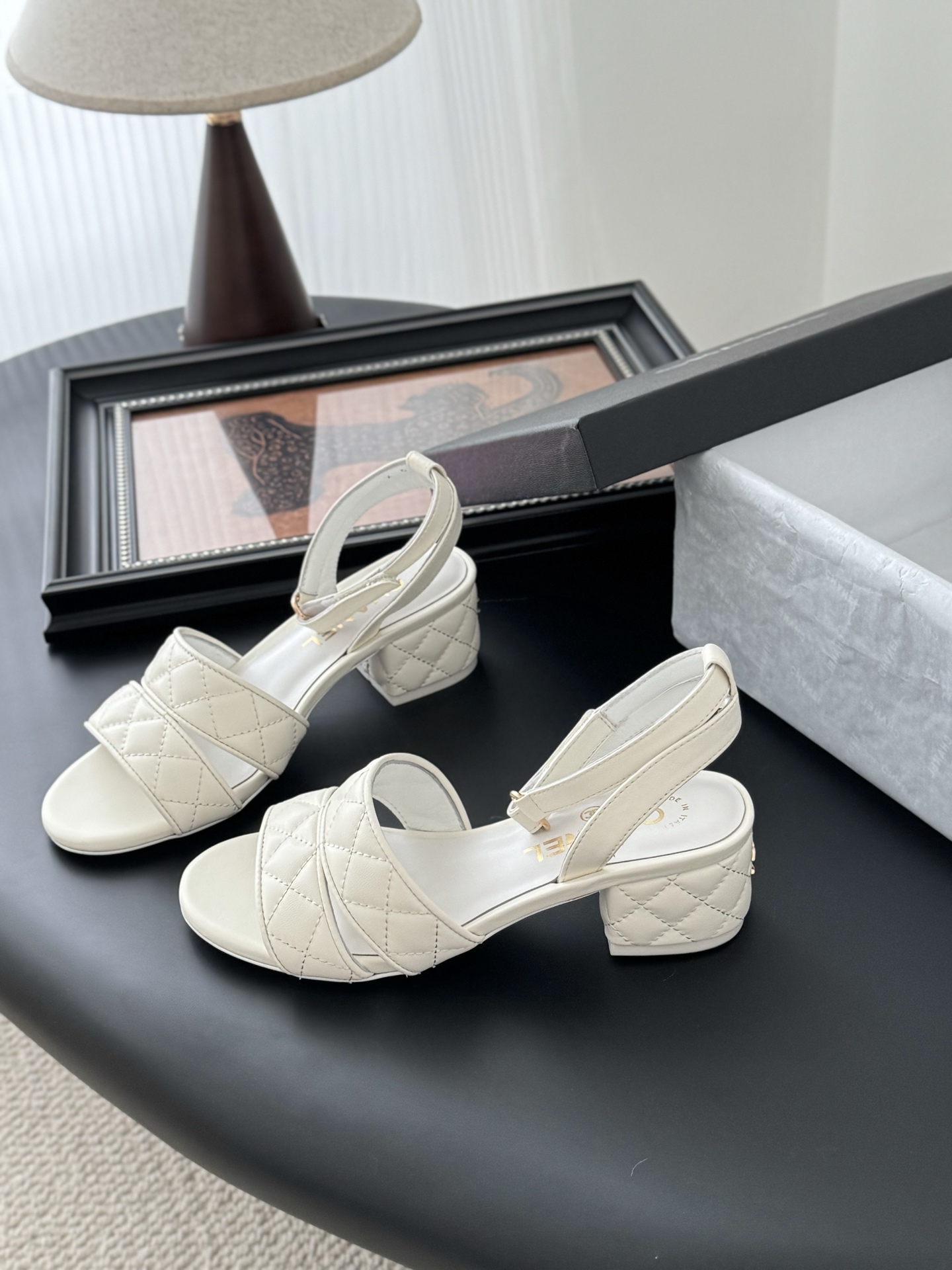 Chanel Quilted Leather Mary Jane Sandals - Comfortable & Stylish 4 i1742060721578 2007 0 0