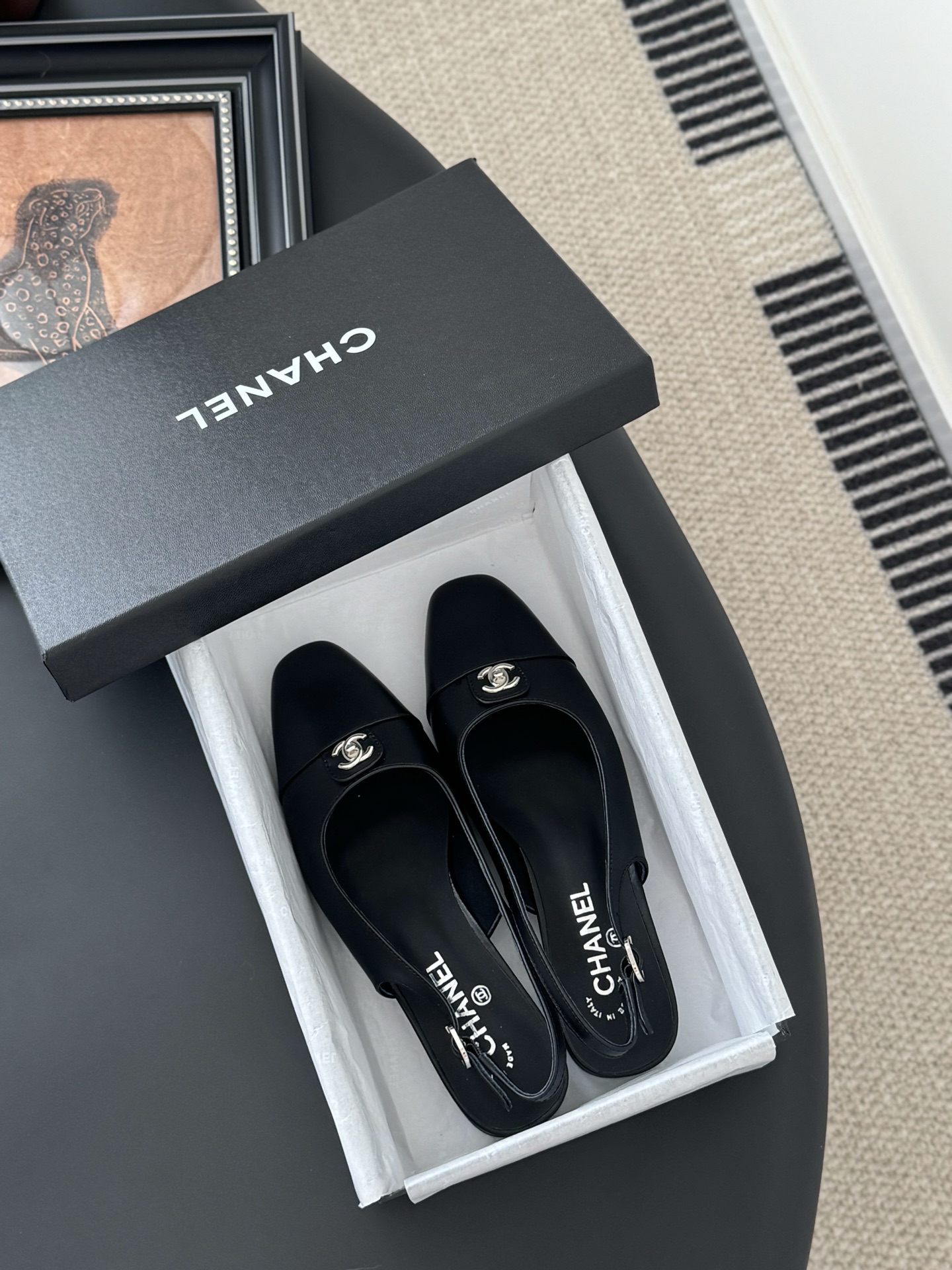 Chanel 25K Mary Jane Slingback Leather Pumps - High Quality, All Colors 10 i1742819595600 2028 0 8