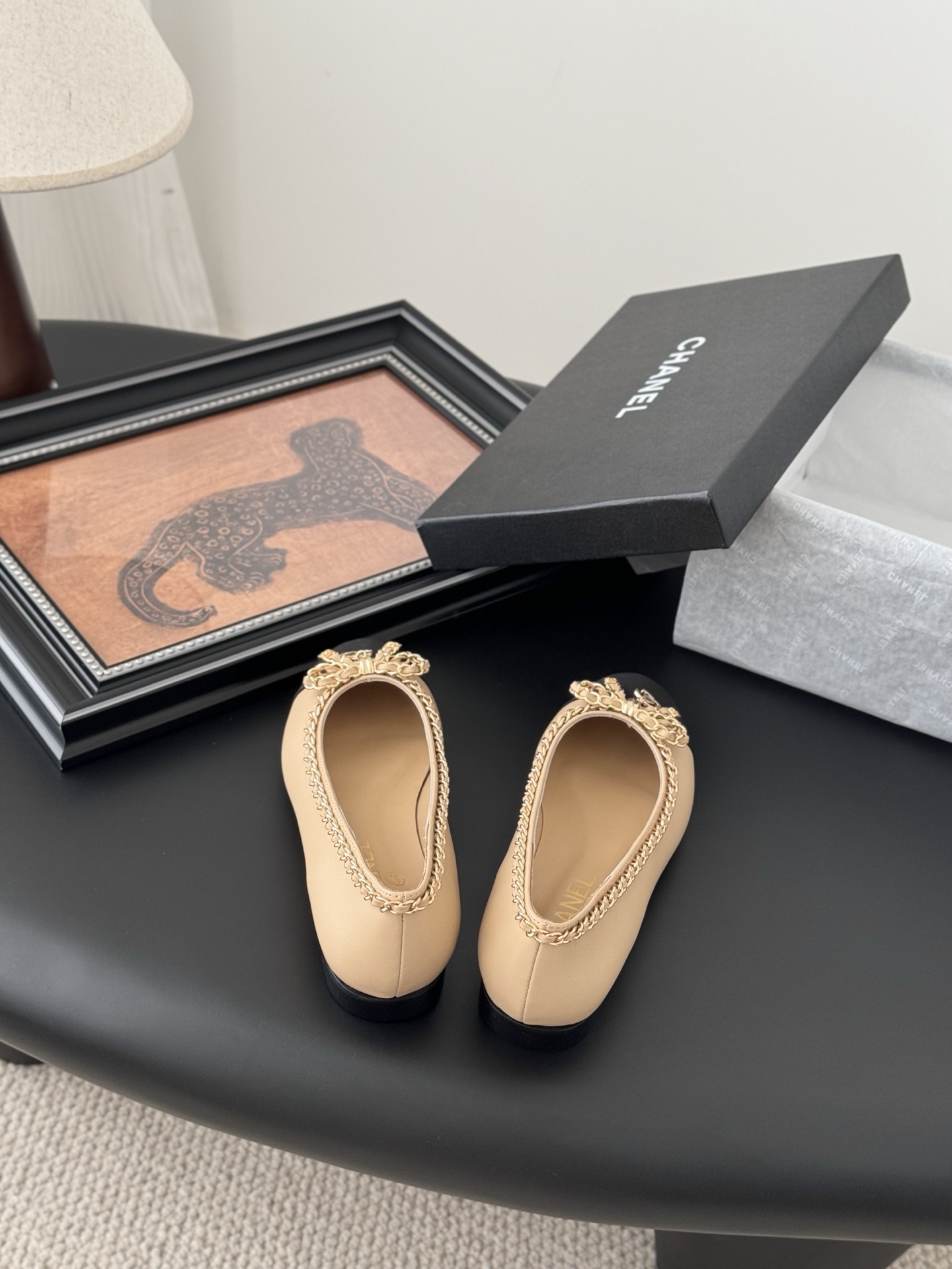 Chanel 25K Chain Detail Ballerinas, Classic Round Toe Design 7 i1743777466545 622 0 5