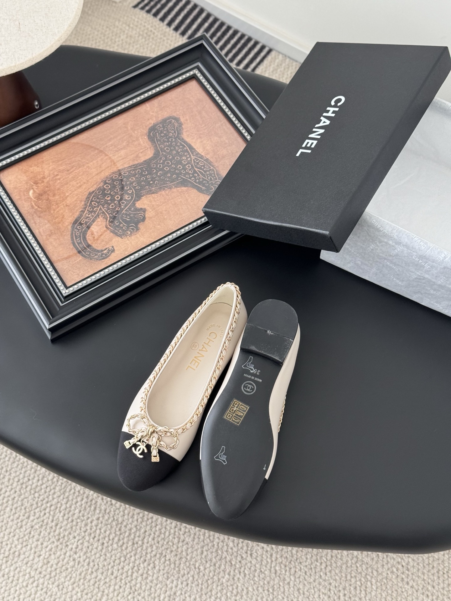 Chanel 25K Chain CC Block Heel Pumps, Classic Design, Comfortable Fit 5 i1743777481622 8972 0 3