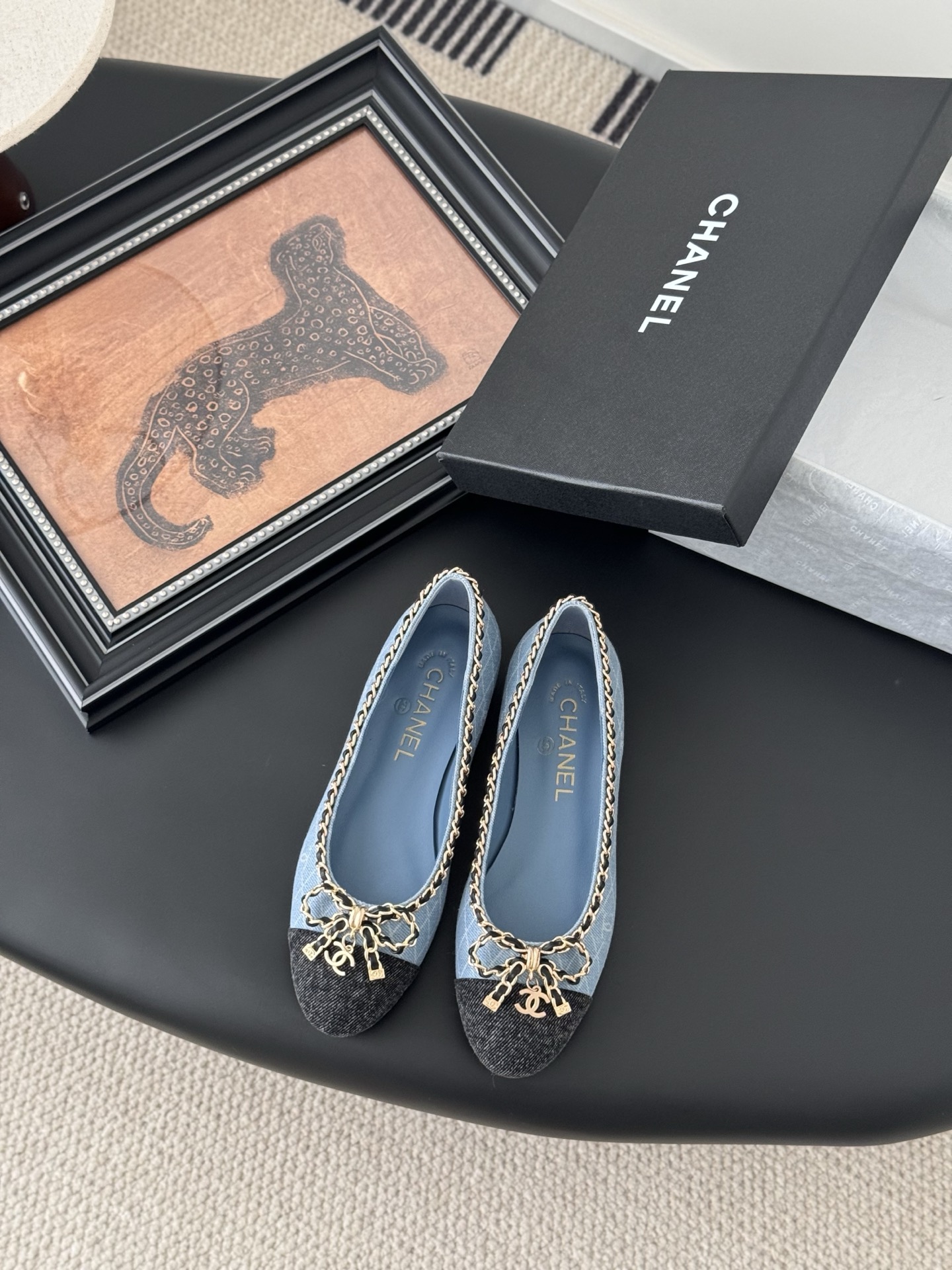 Chanel 25K Chain CC Chunky Heel Flats - Classic & Comfortable 3 i1743777501322 4290 0 0
