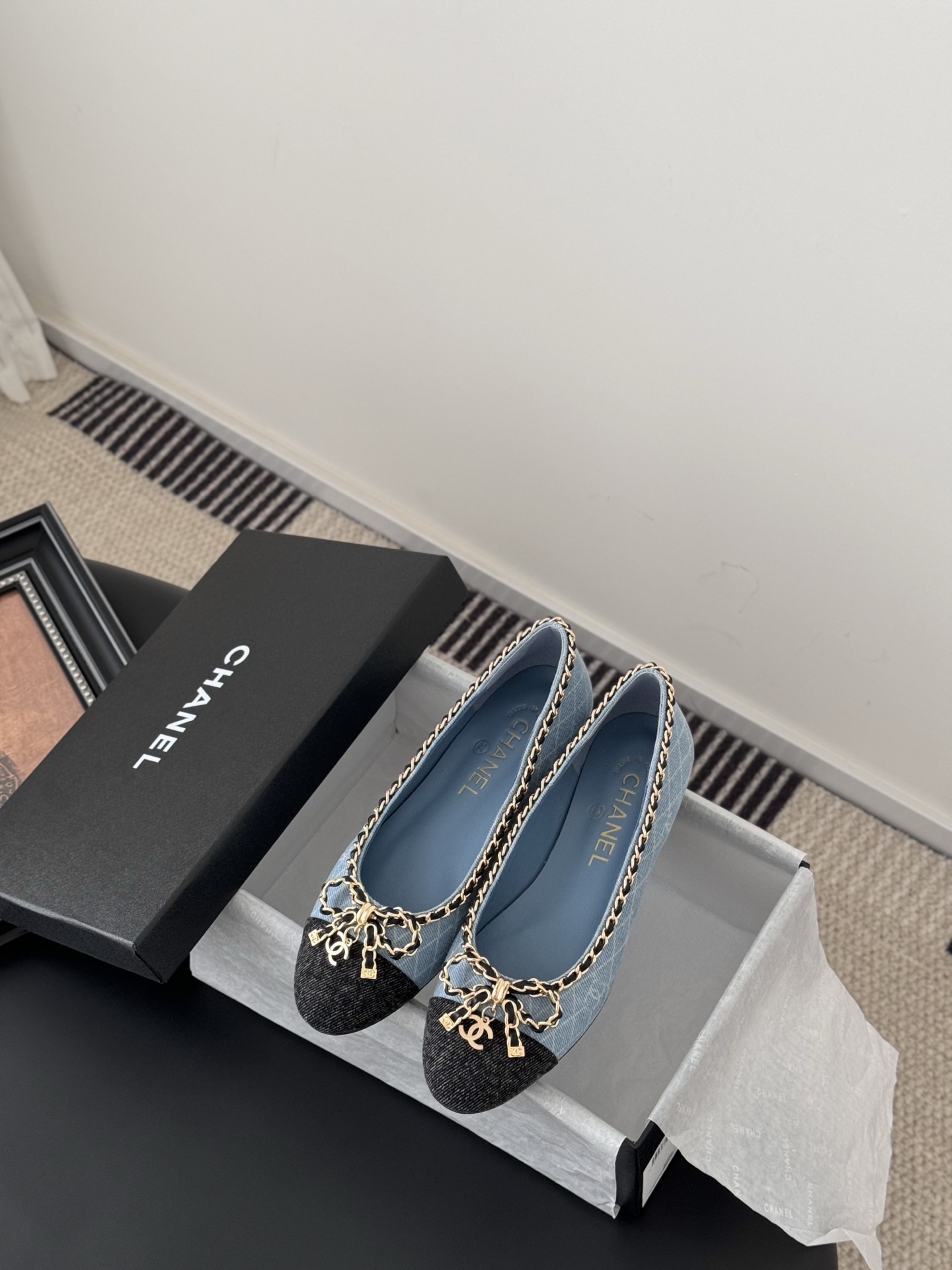 Chanel 25K Chain CC Chunky Heel Flats - Classic & Comfortable 10 i1743777501389 1702 0 8
