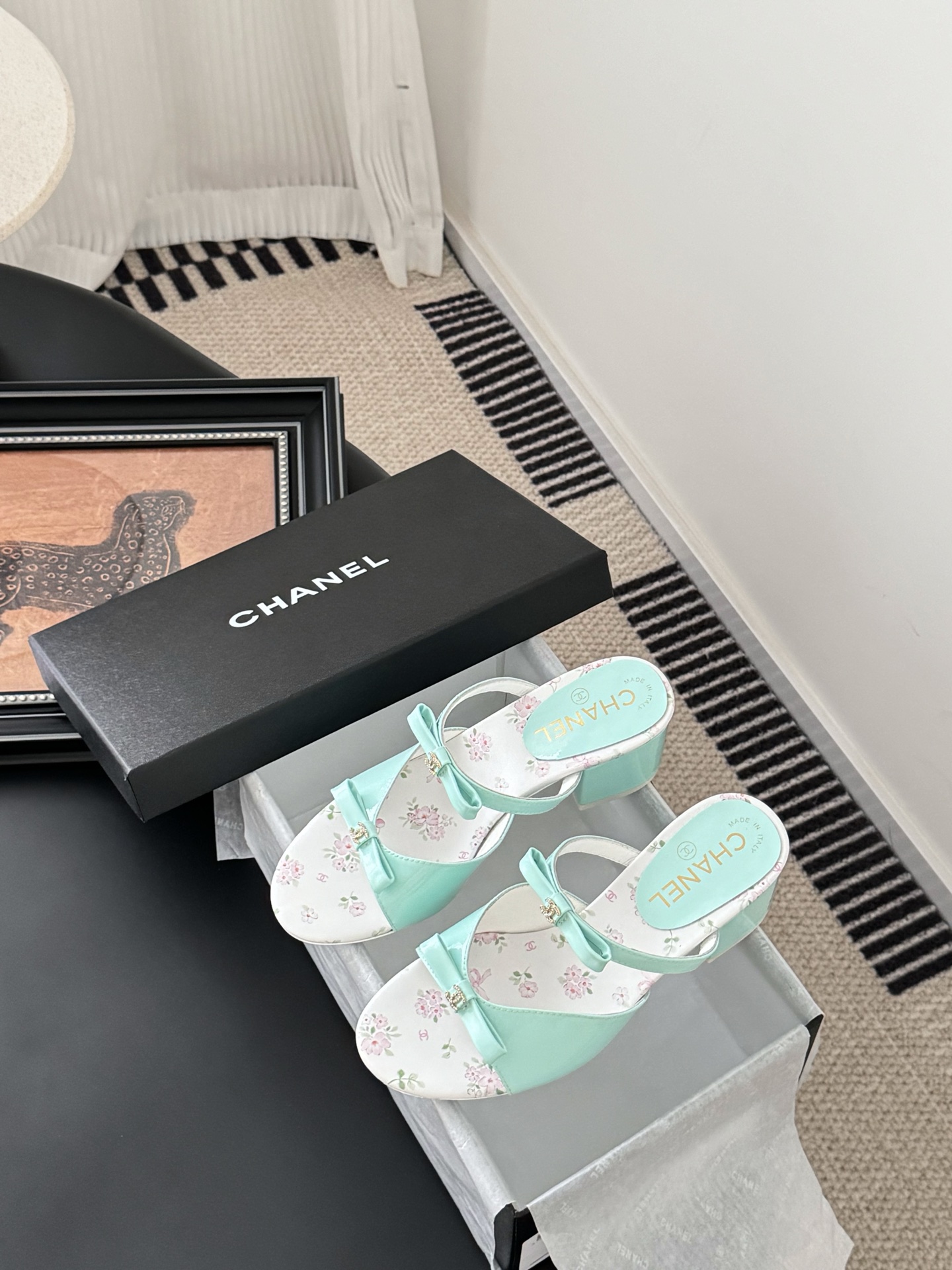 Chanel 2025P Bow Heeled Sandals: Elegant, Comfortable, and Height-Boosting 10 i1743857741508 4672 0 8