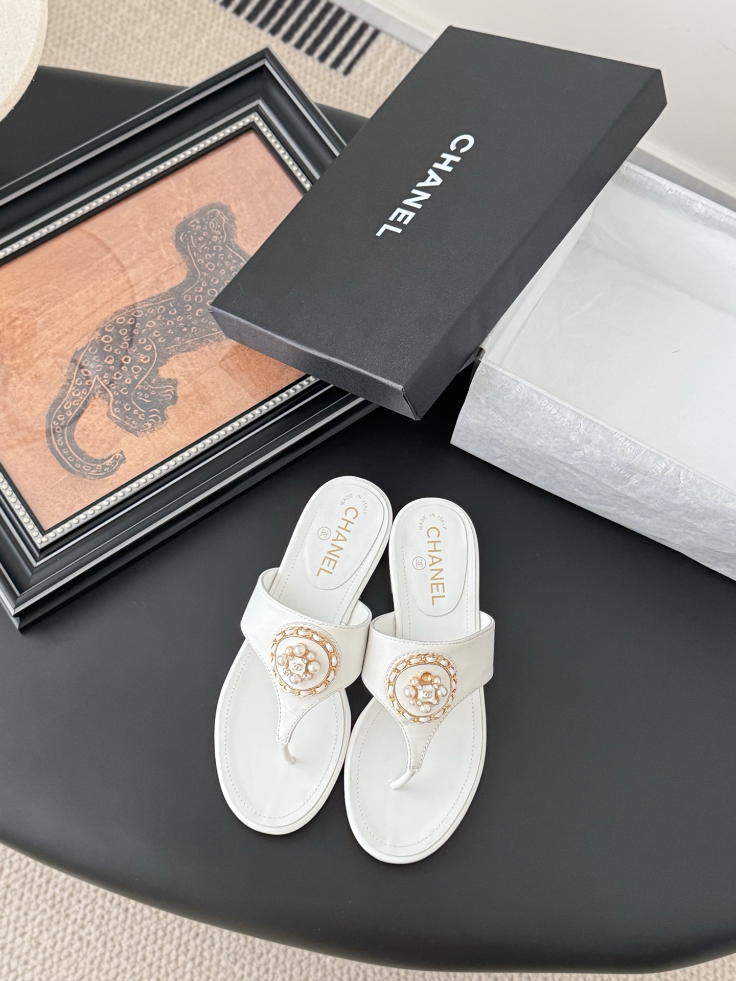 Chanel Classic Thong Sandals: Italian Lambskin, Original Hardware, Leather Sole 3 i1743858084727 3176 0 0
