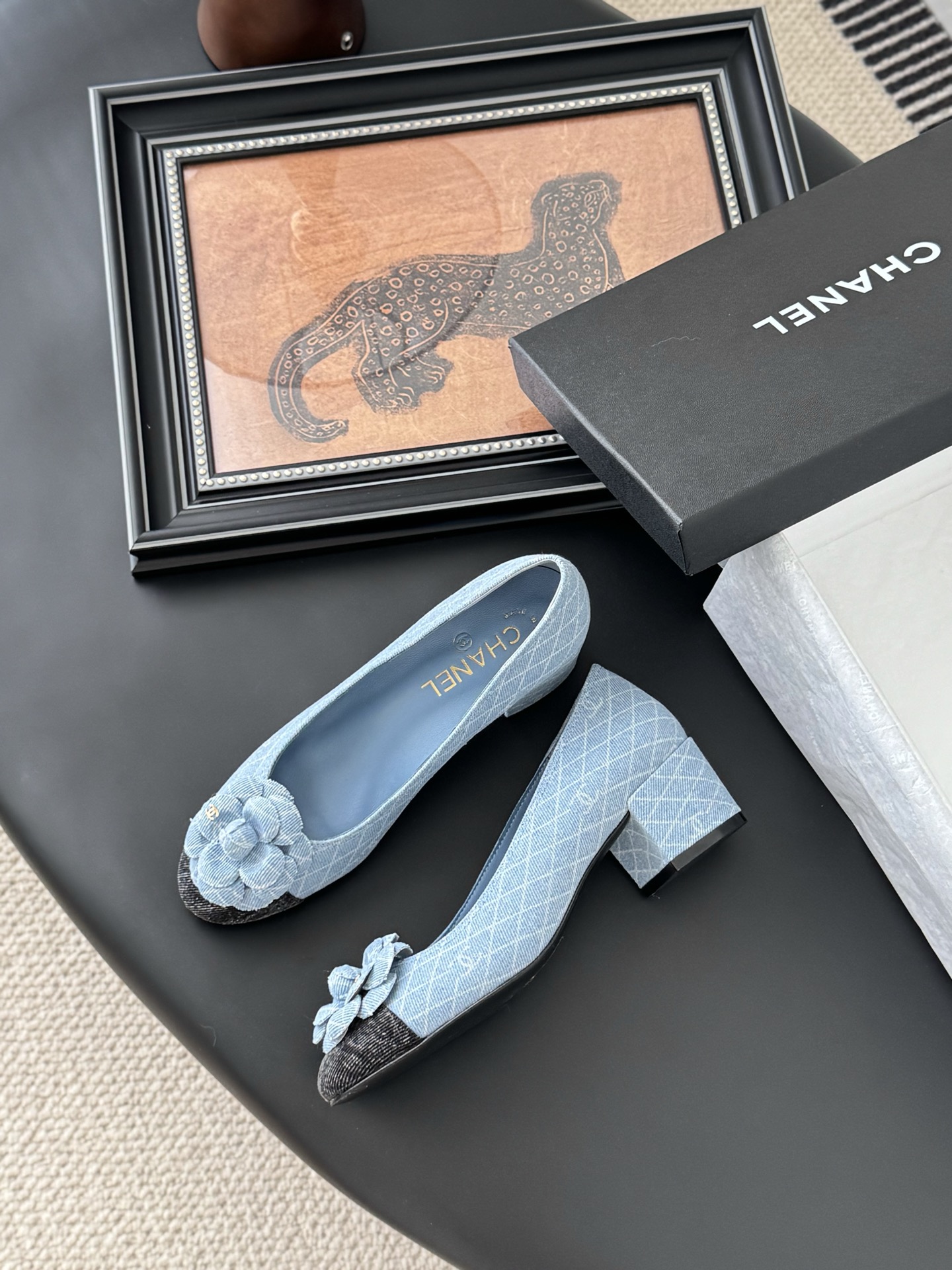 Chanel 25K Camellia Ballet Flats - Elegant Lambskin Shoes 2 i1744042114908 5331 0 3