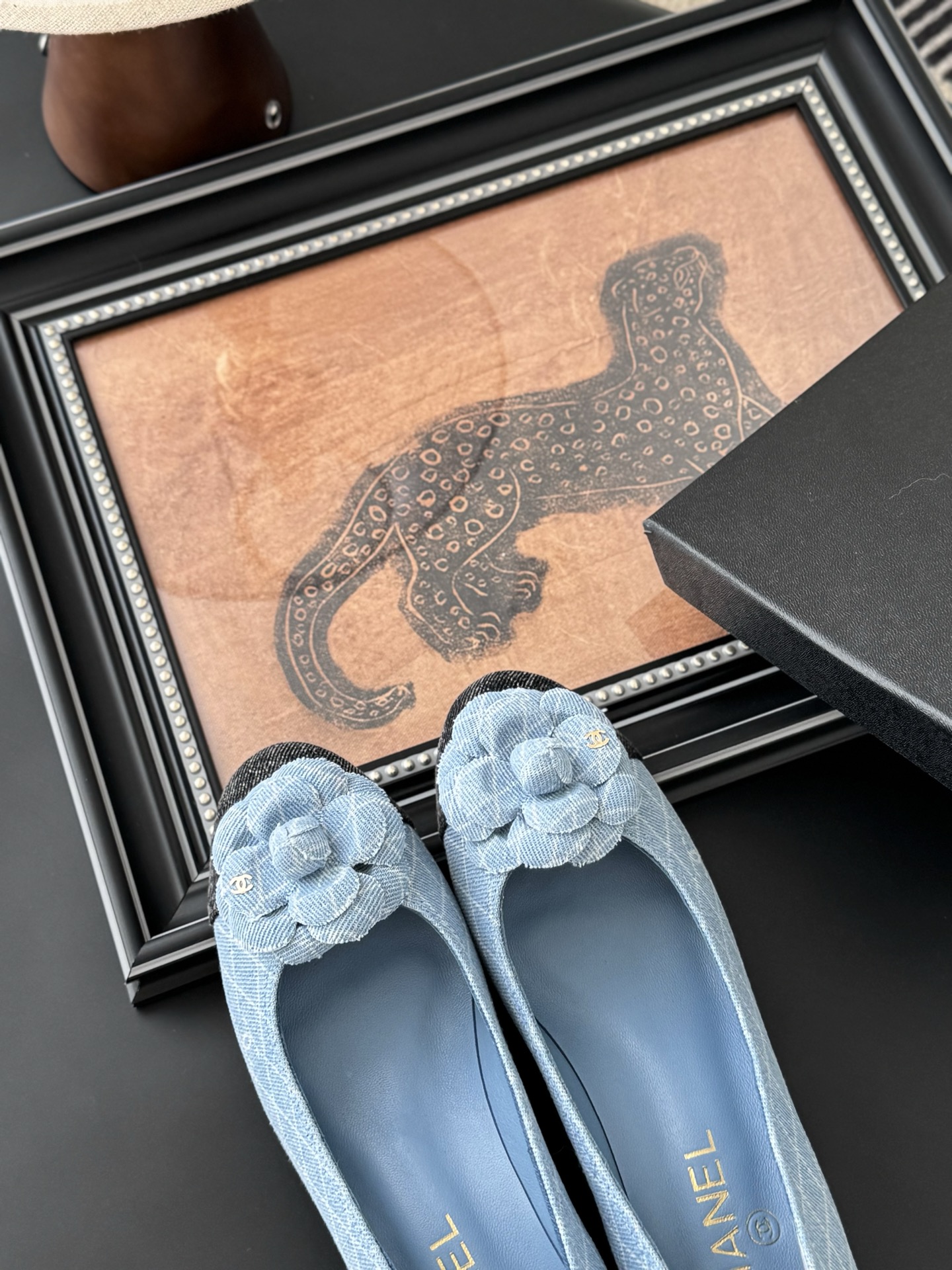 Chanel 25K Camellia Ballet Flats - Elegant Lambskin Shoes 8 i1744042114908 5515 0 6