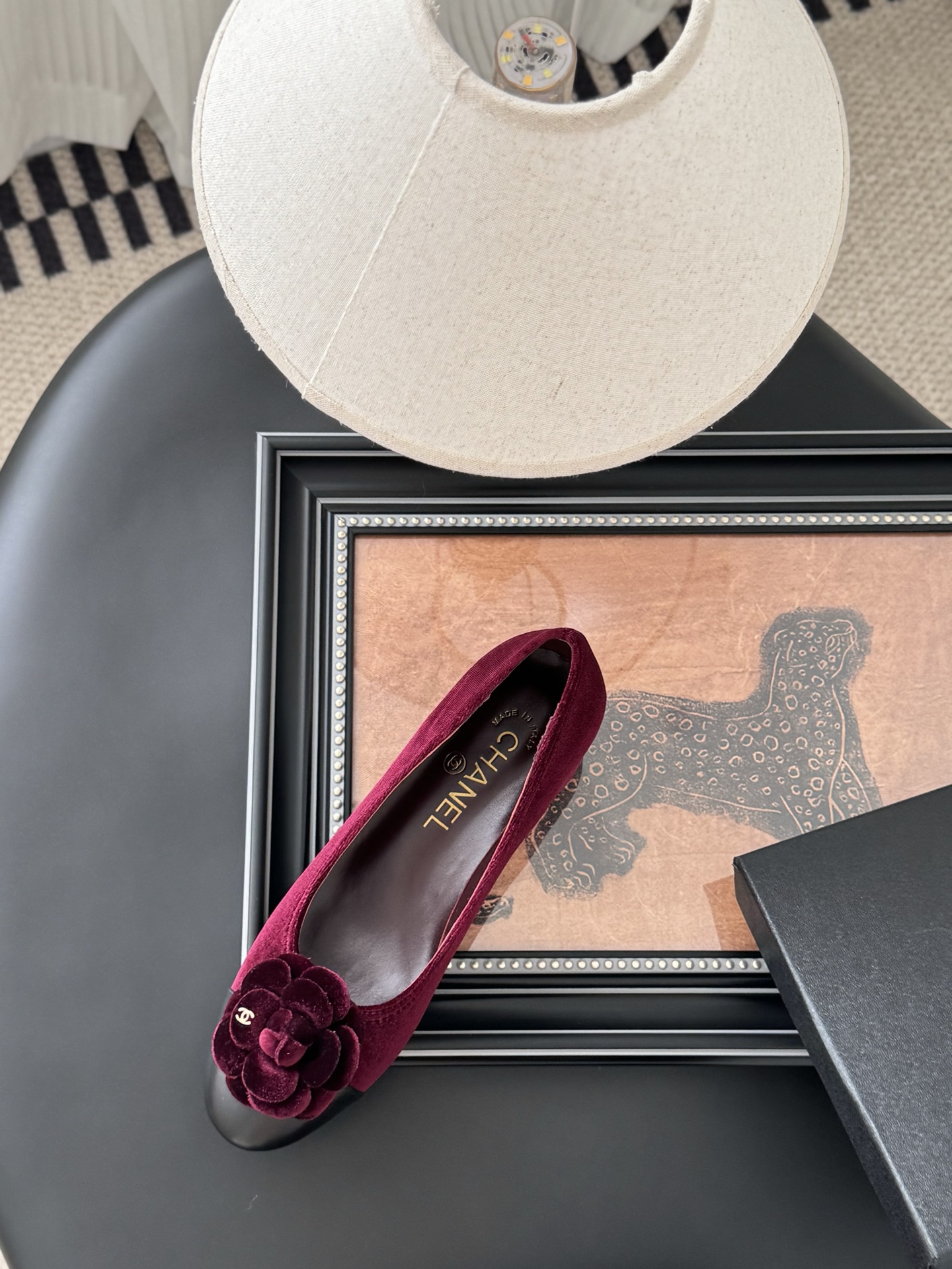 Chanel 25K Camellia Ballet Flats - Elegant Lambskin Shoes with Flower Detail 9 i1744042214334 2475 0 7