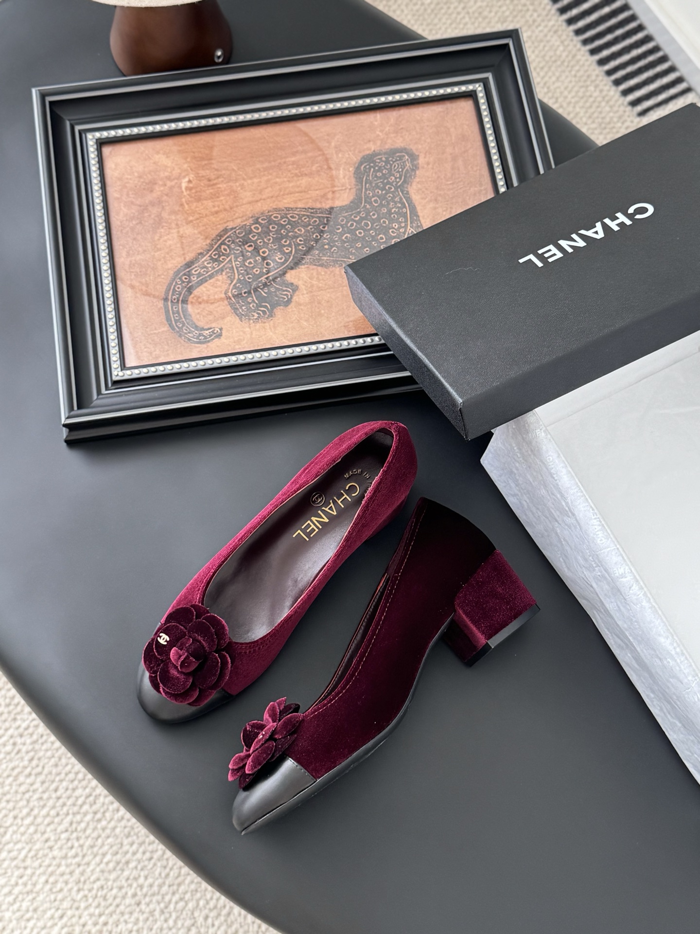 Chanel 25K Camellia Ballet Flats - Elegant Lambskin Shoes with Flower Detail 2 i1744042214404 9440 0 3