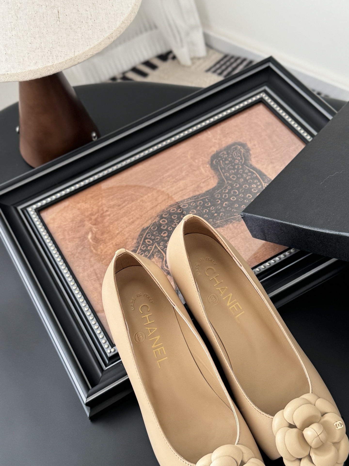 Chanel 25K Spring Camellia Pumps, Elegant Lambskin Shoes, Women 8 i1744042273407 1167 0 6