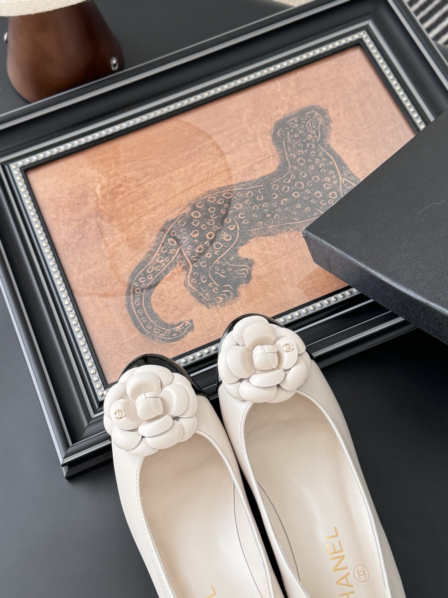 Chanel 25K Spring Camellia Pumps: Elegant Lambskin Block Heel Shoes 8 i1744042314694 1637 0 6