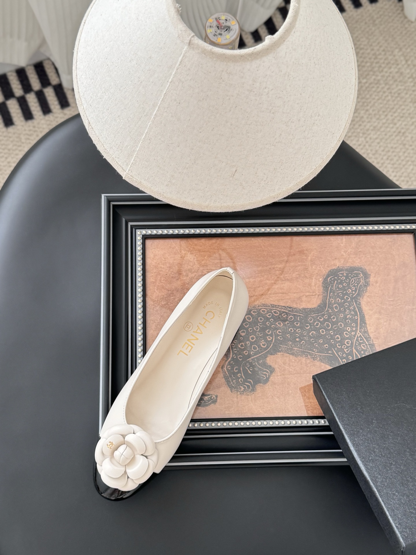 Chanel 25K Spring Camellia Pumps: Elegant Lambskin Block Heel Shoes 9 i1744042315629 317 0 7