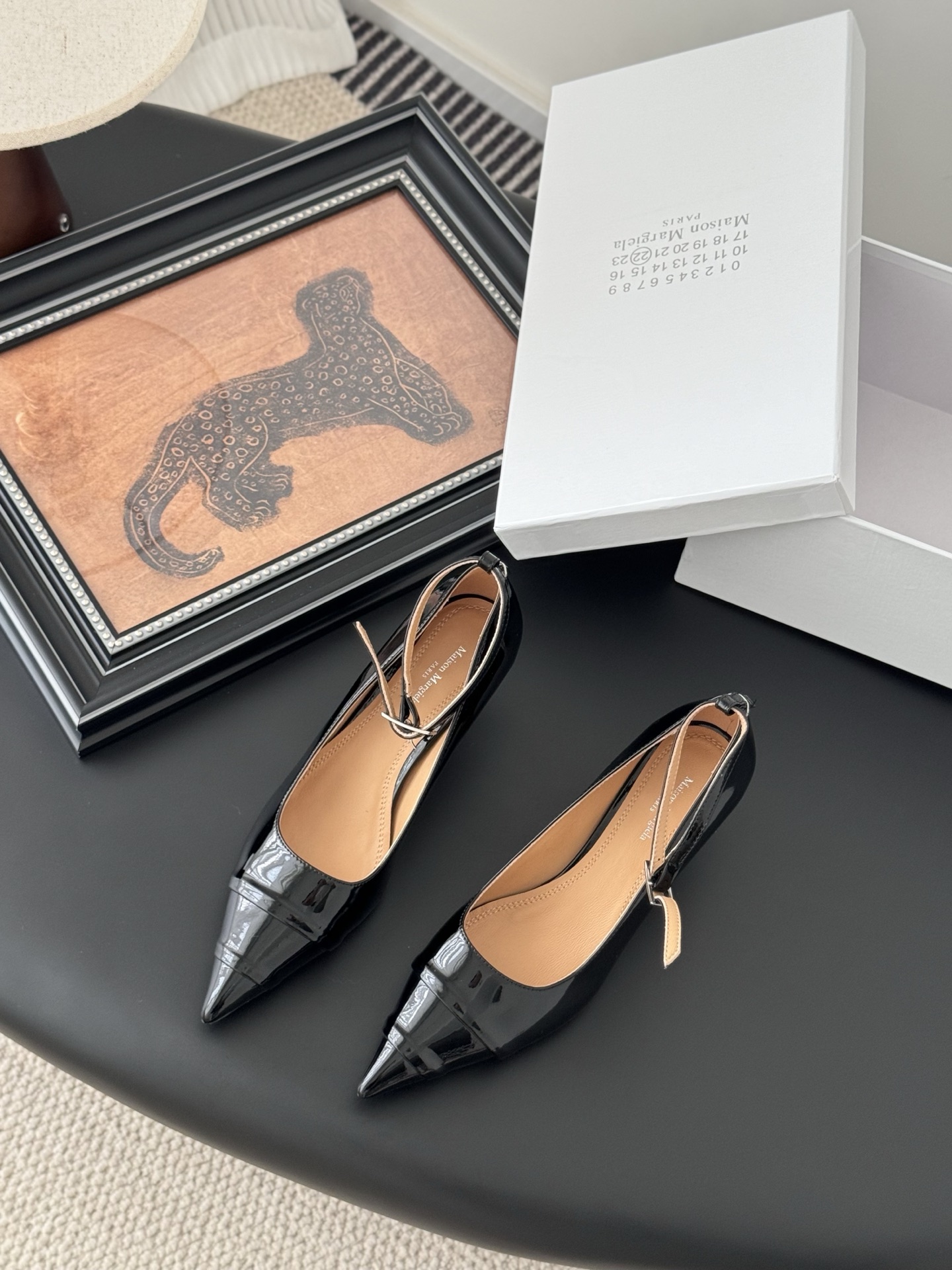 Maison Margiela MM6 Tabi Black Leather Ankle Strap Heel Pumps 6 i1744128135971 2418 0 4