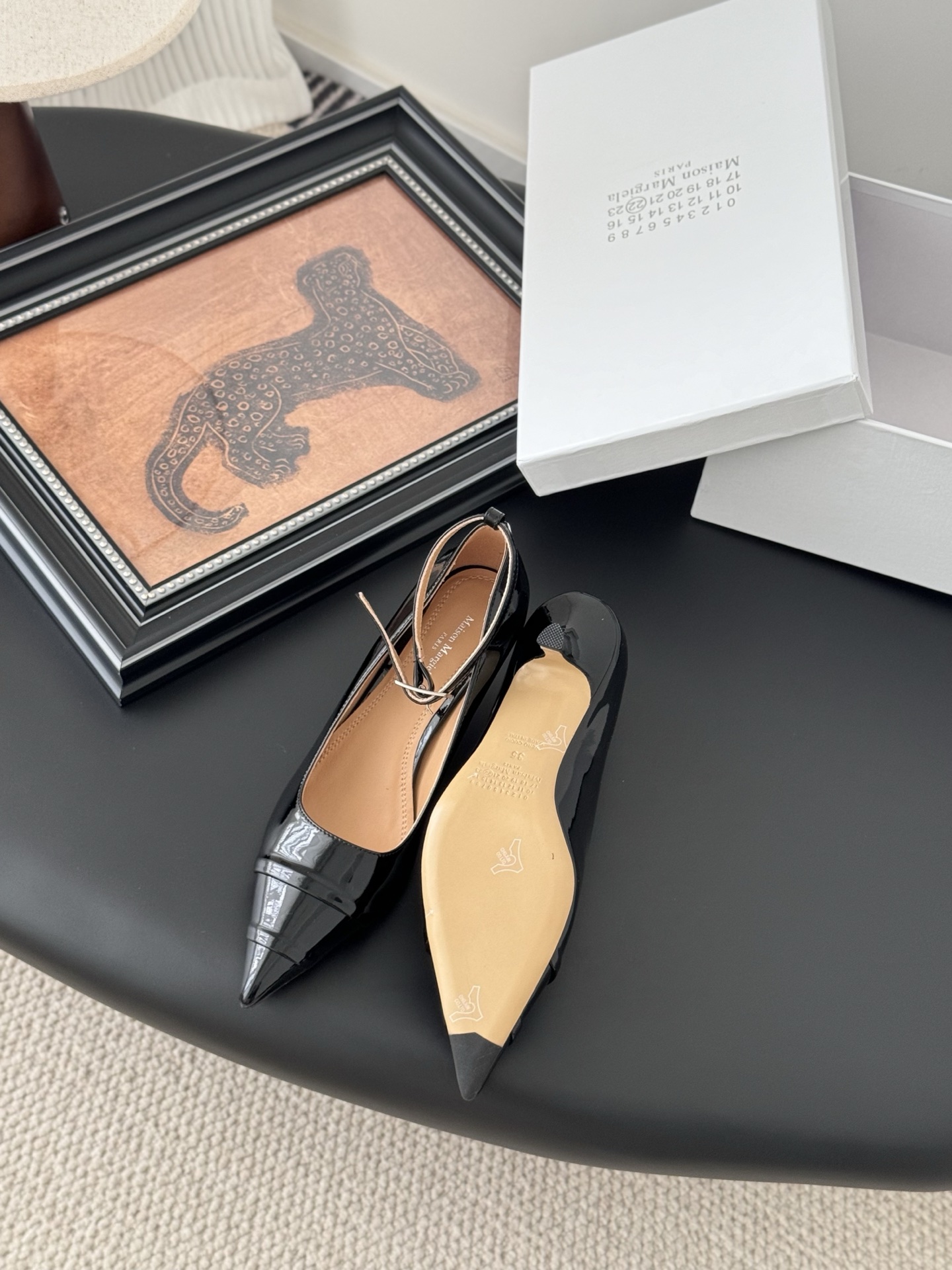 Maison Margiela MM6 Tabi Black Leather Ankle Strap Heel Pumps 5 i1744128135971 3240 0 3