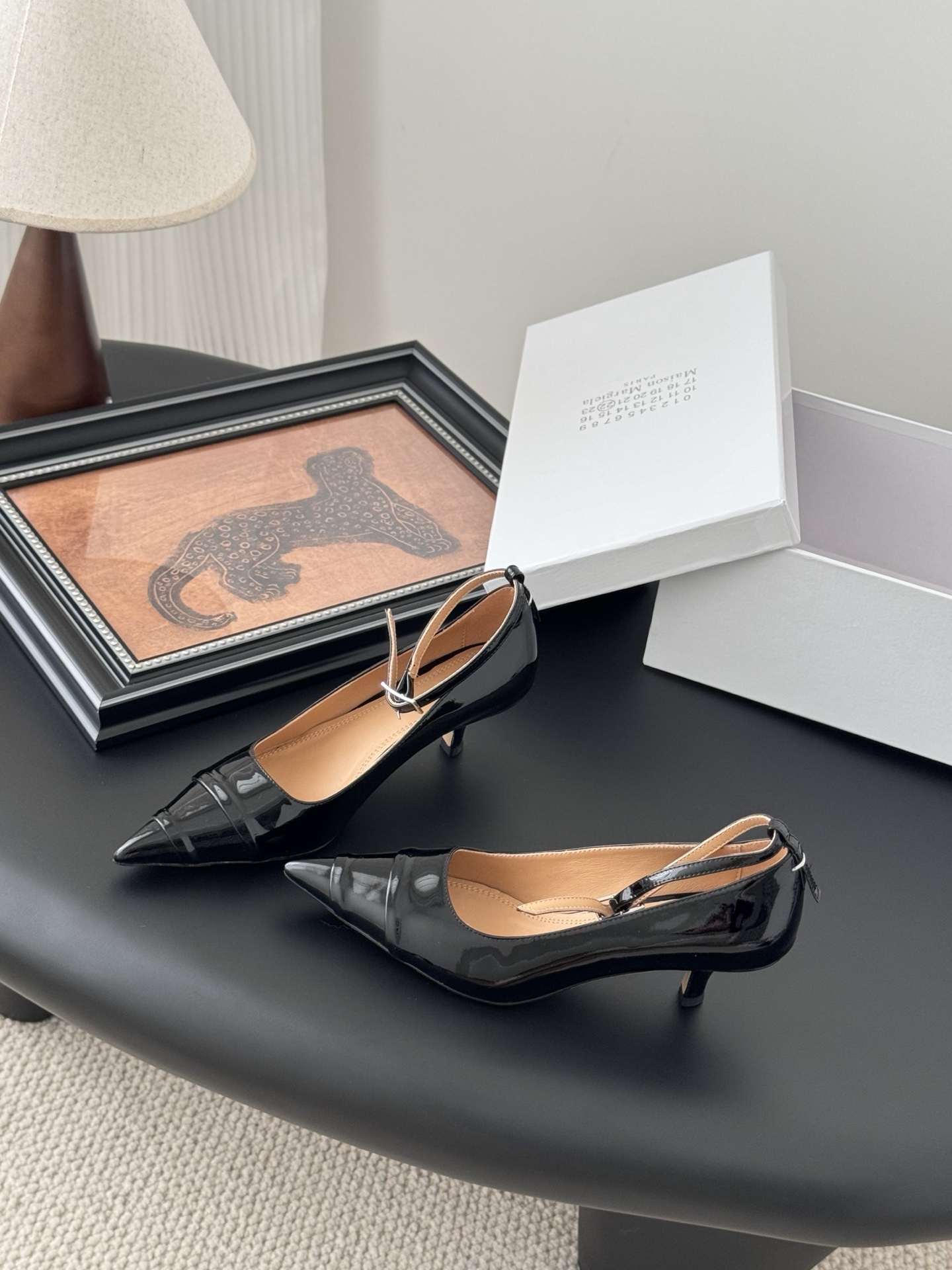 Maison Margiela MM6 Tabi Black Leather Ankle Strap Heel Pumps 4 i1744128137401 4546 0 1