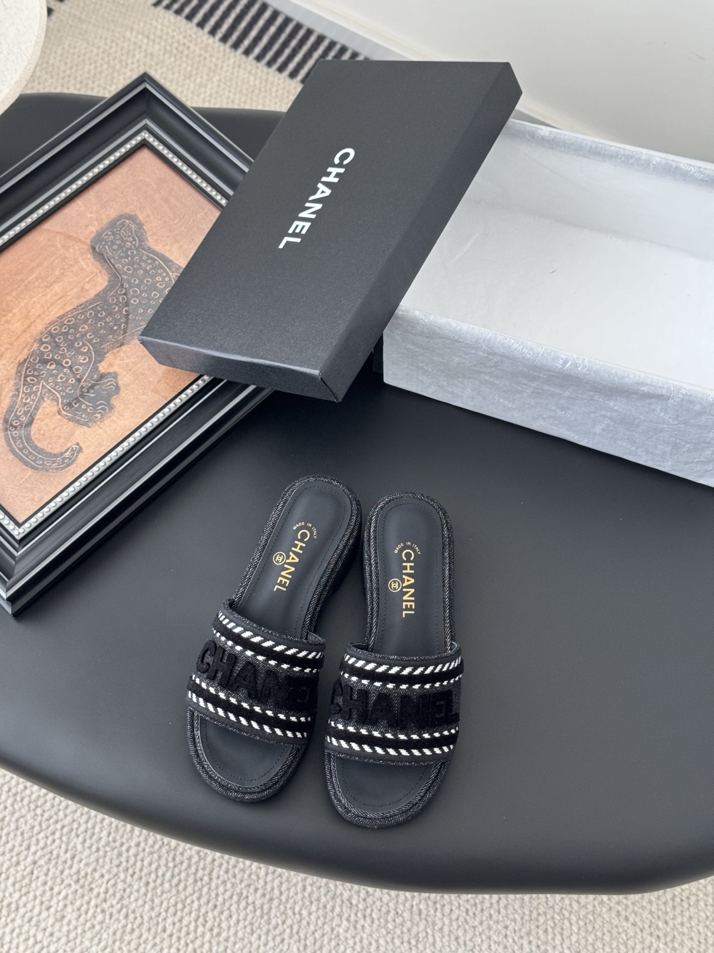 Chanel Women's Spring/Summer Slides - Premium Leather, Designer Comfort 3 i1745236967307 2528 0 0