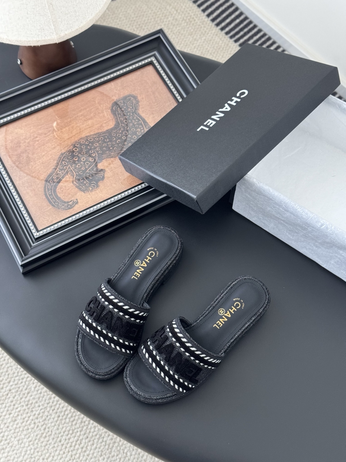 Chanel Women's Spring/Summer Slides - Premium Leather, Designer Comfort 7 i1745236968470 8752 0 4