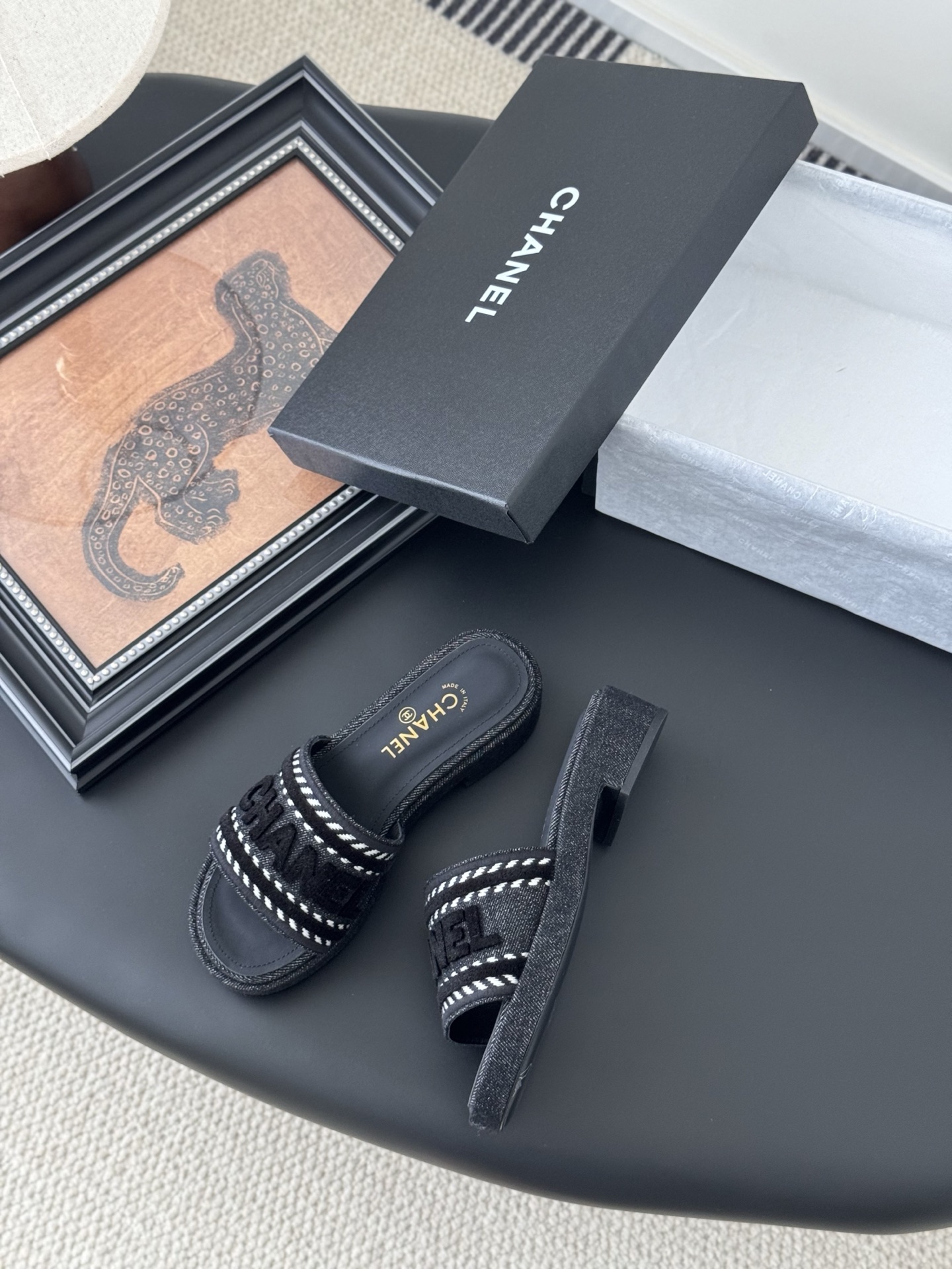 Chanel Women's Spring/Summer Slides - Premium Leather, Designer Comfort 5 i1745236968551 7474 0 2