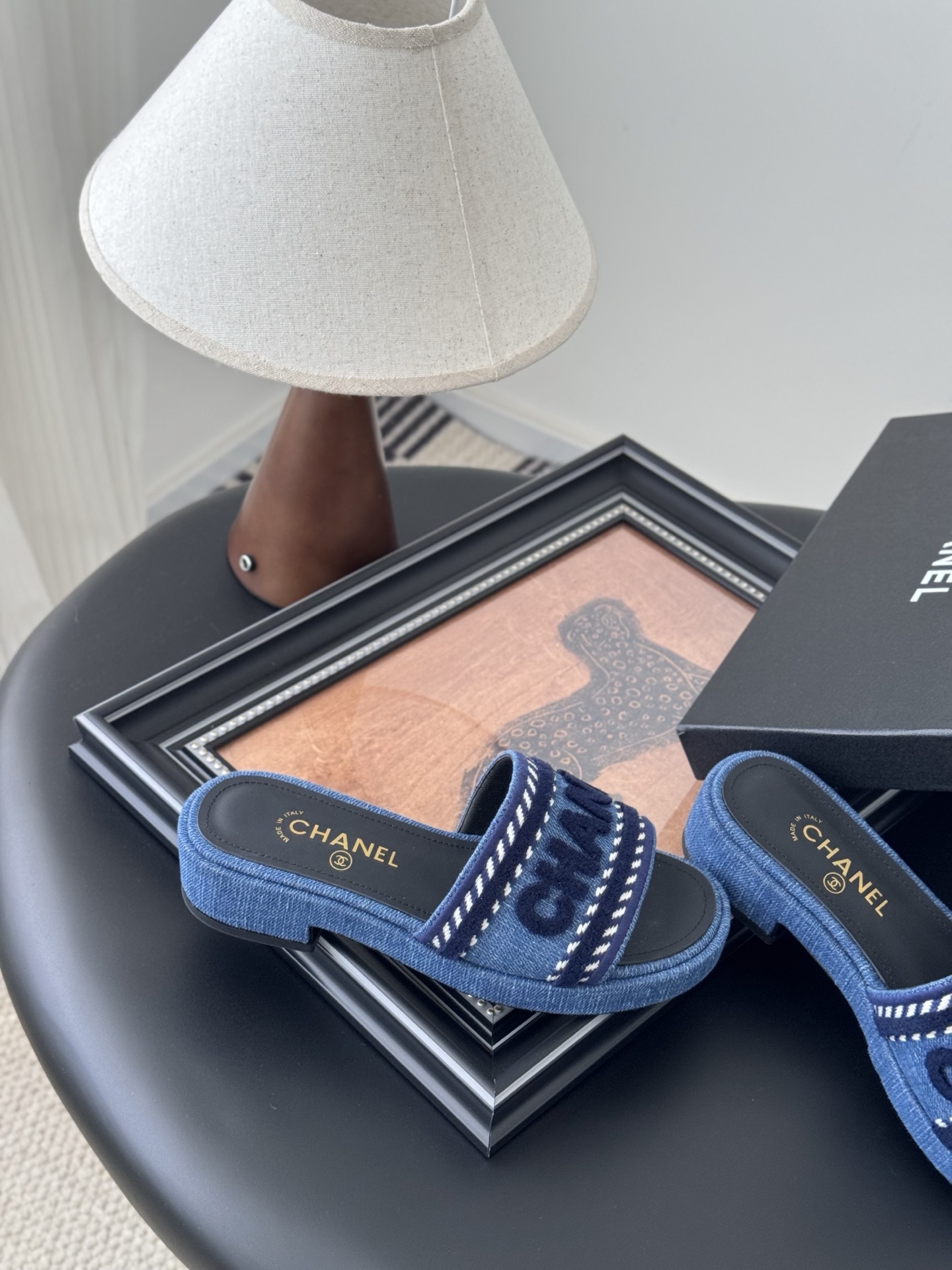 Chanel Women's Denim Espadrille Slide Sandals with Logo, Spring/Summer Collection 9 i1745236994075 999 0 7