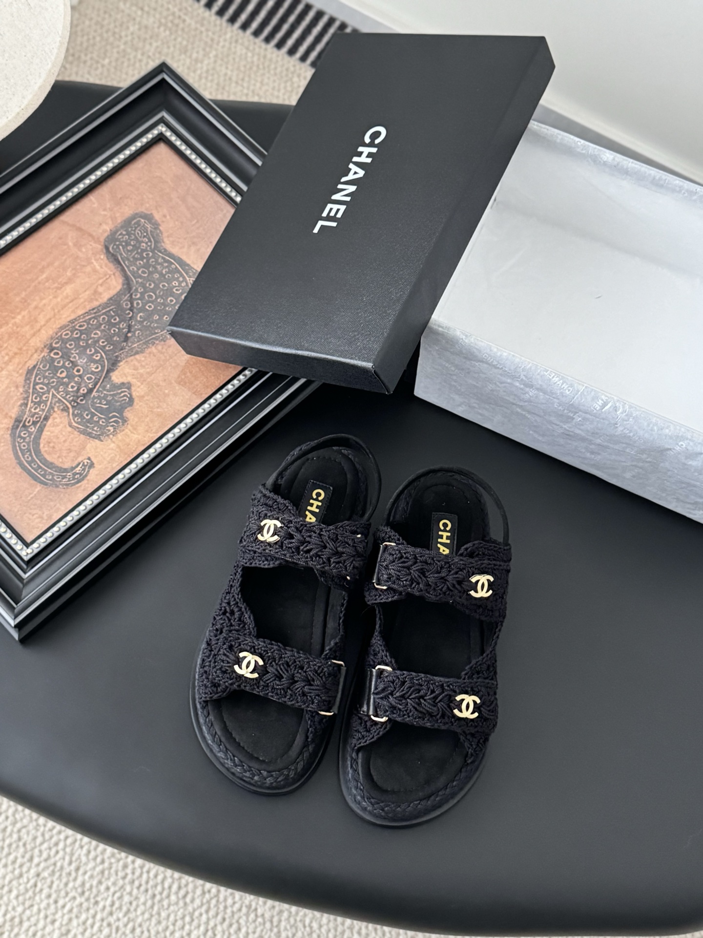 Chanel 25 New Velcro Sandals - Top Quality Replica in Multiple Colors 3 i1745568945164 2567 0 0