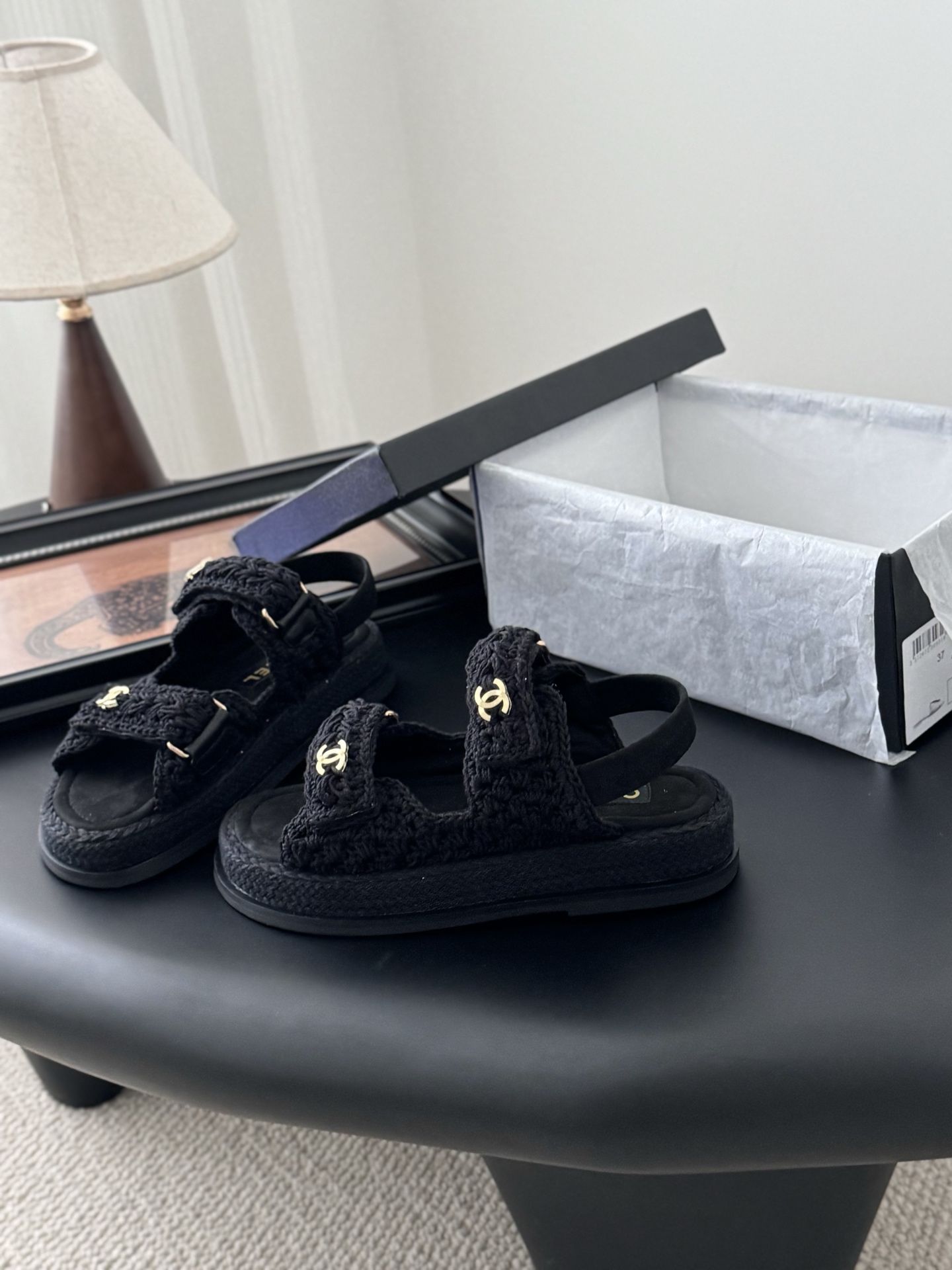 Chanel 25 New Velcro Sandals - Top Quality Replica in Multiple Colors 4 i1745568945196 3092 0 1