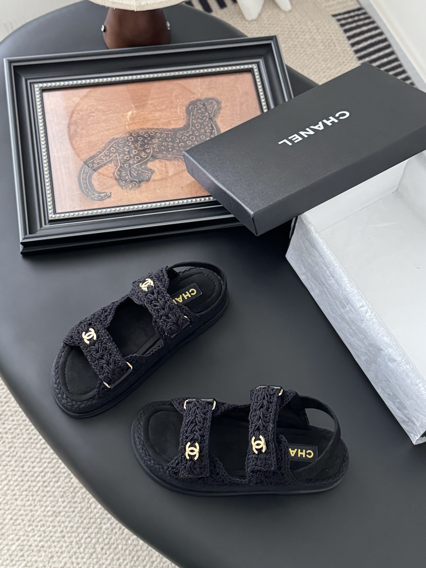 Chanel 25 New Velcro Sandals - Top Quality Replica in Multiple Colors 7 i1745568946865 6759 0 5
