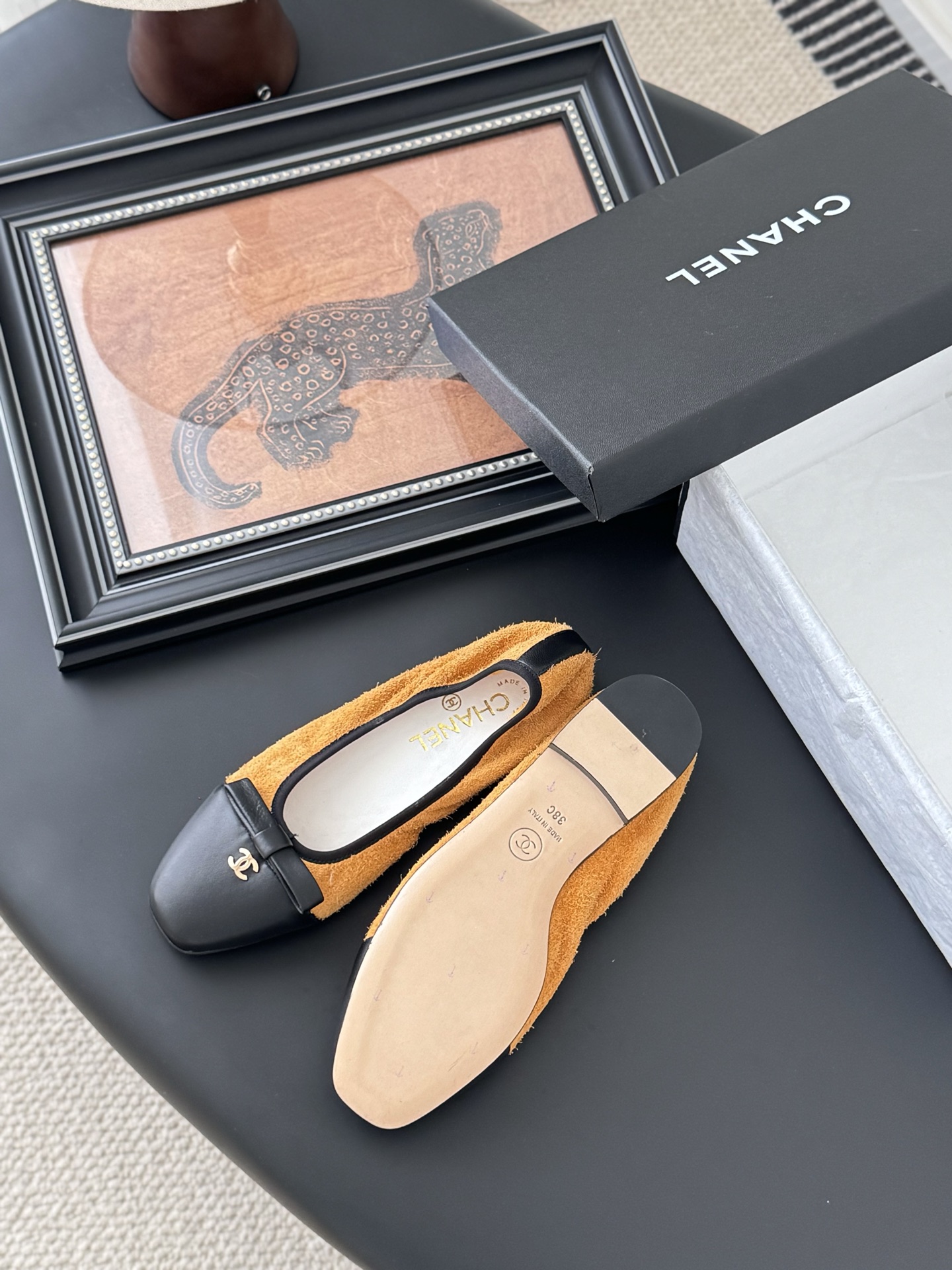 Chanel Women's Ballerina Flats with Bow Accent, Size 35-40 6 i1745936913822 8524 0 4