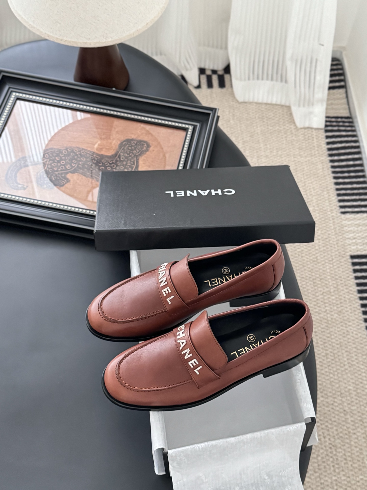 Chanel Women's Leather Loafers Classic Modern Style, Sizes 35-41 10 i1746272735731 1361 0 8