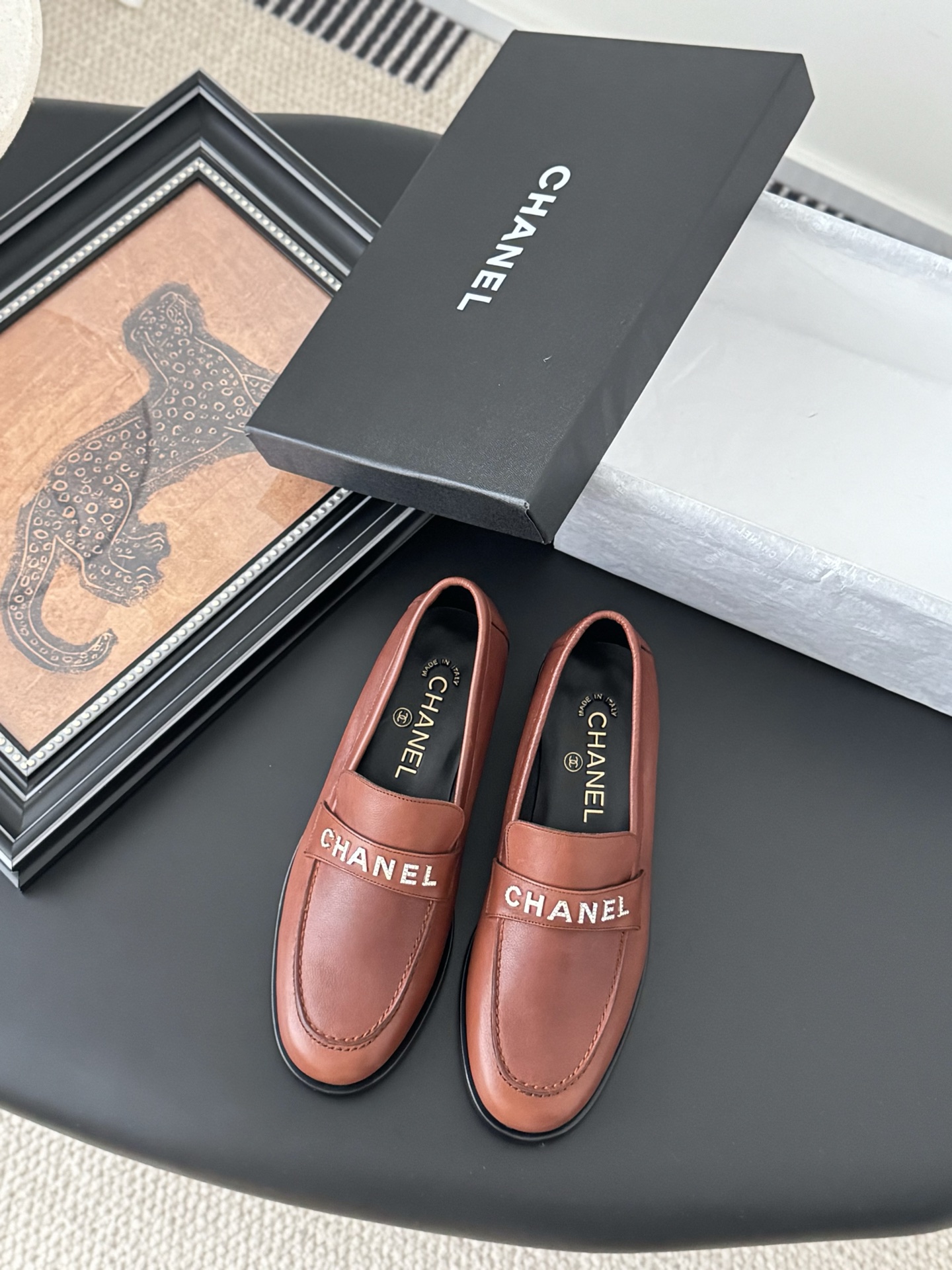 Chanel Women's Leather Loafers Classic Modern Style, Sizes 35-41 3 i1746272736891 65 0 0