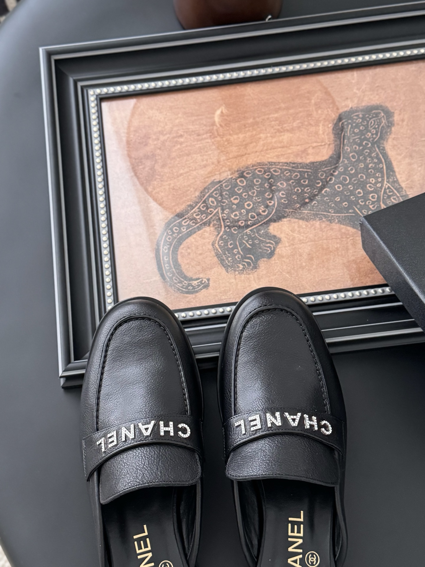 Chanel 25C New Loafers Black Leather Slip-ons Comfortable Retro Style 8 i1746272784637 4143 0 6