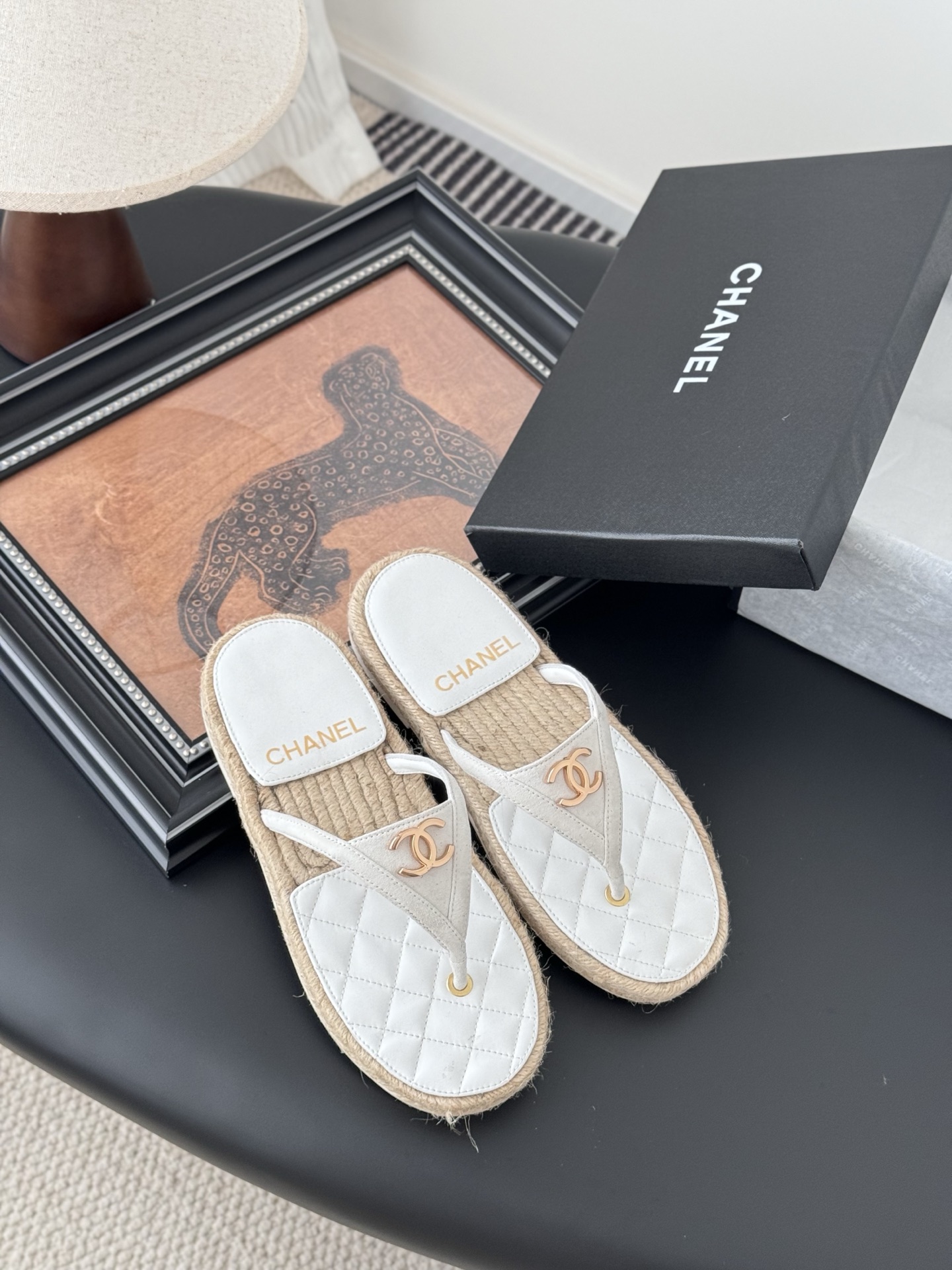 Chanel 25P Quilted Lambskin Thong Sandals - High Quality, Summer Style 9 i1746273248500 8084 0 6