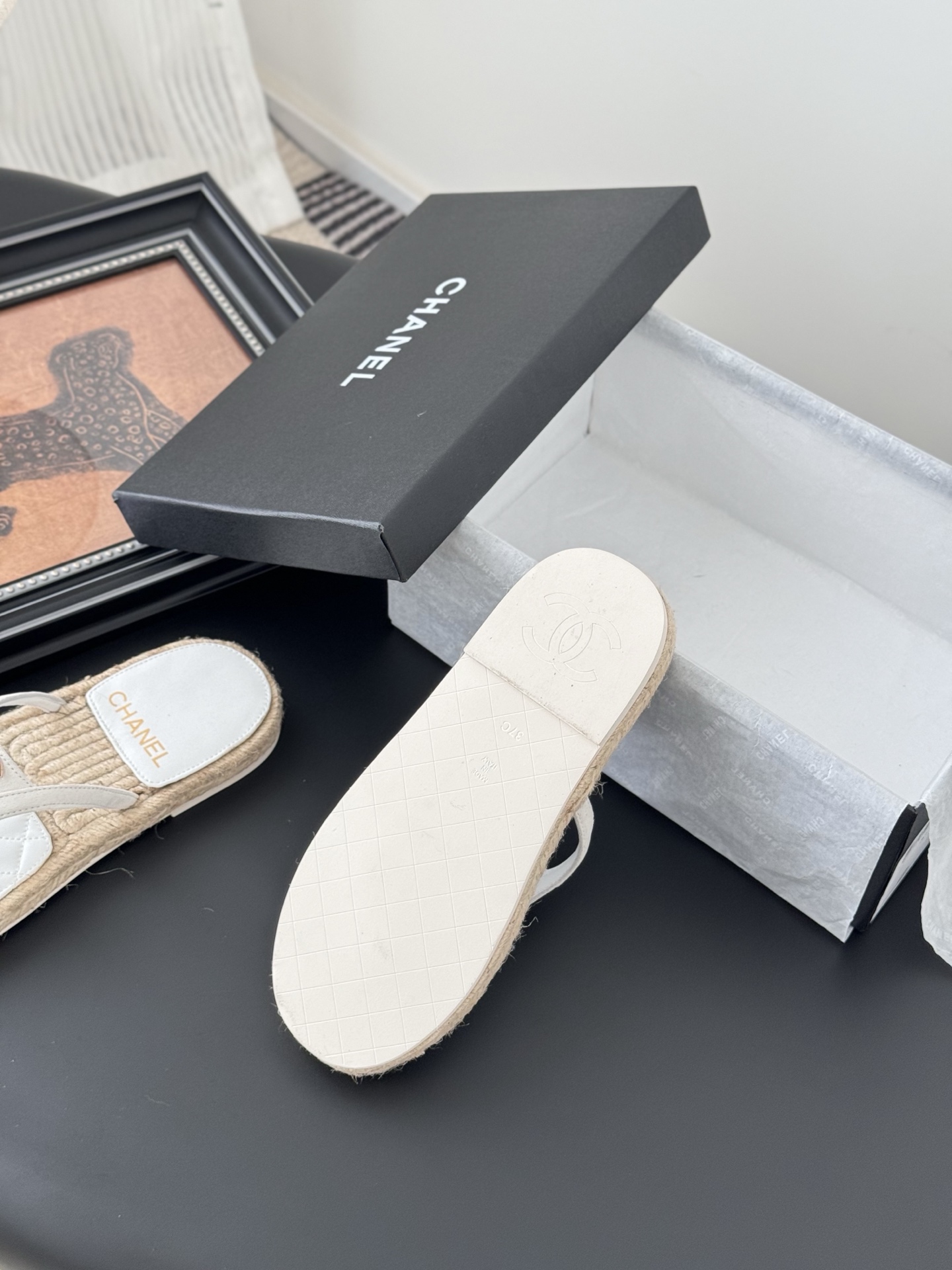 Chanel 25P Quilted Lambskin Thong Sandals - High Quality, Summer Style 6 i1746273249198 8216 0 3