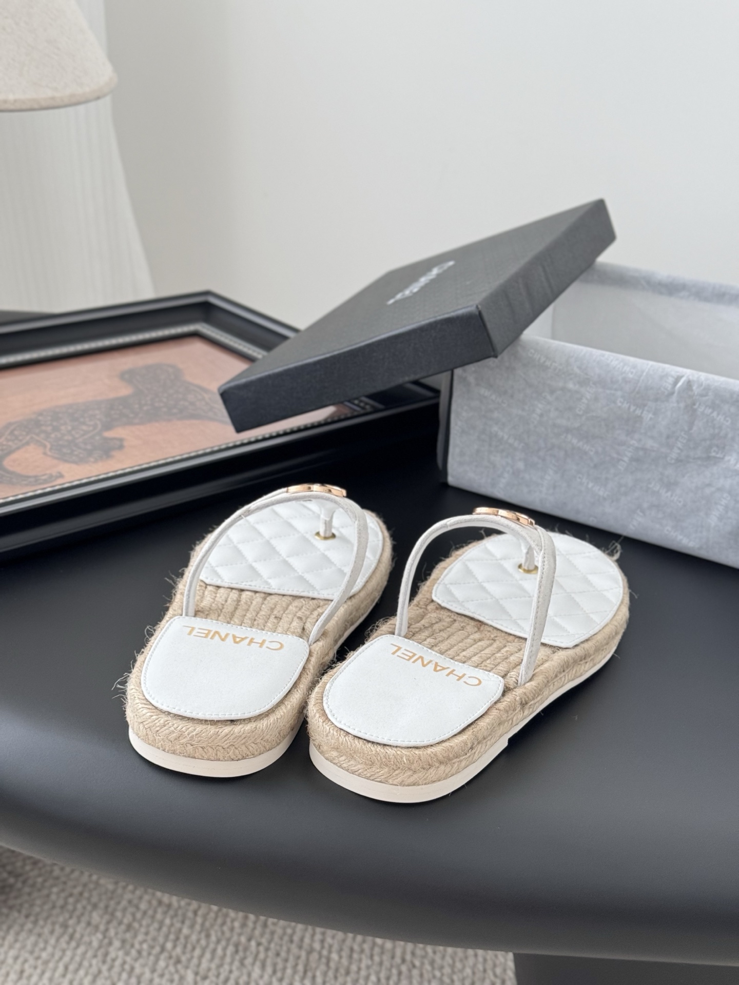 Chanel 25P Quilted Lambskin Thong Sandals - High Quality, Summer Style 8 i1746273249255 1848 0 5