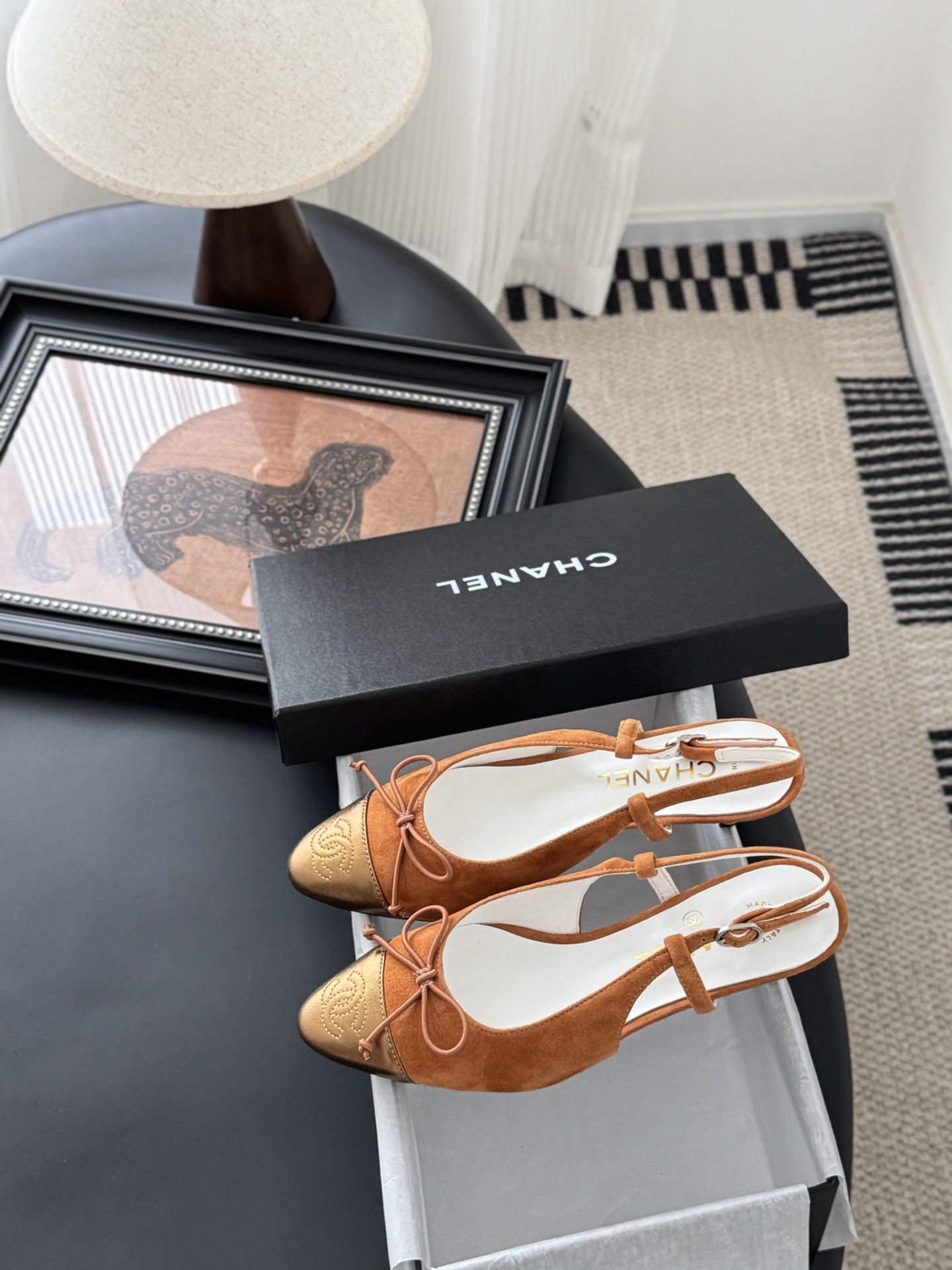 Chanel 25K Mary Jane Slingback Heels - Suede & Leather, All Colors Available 10 i1746553471897 5638 0 8
