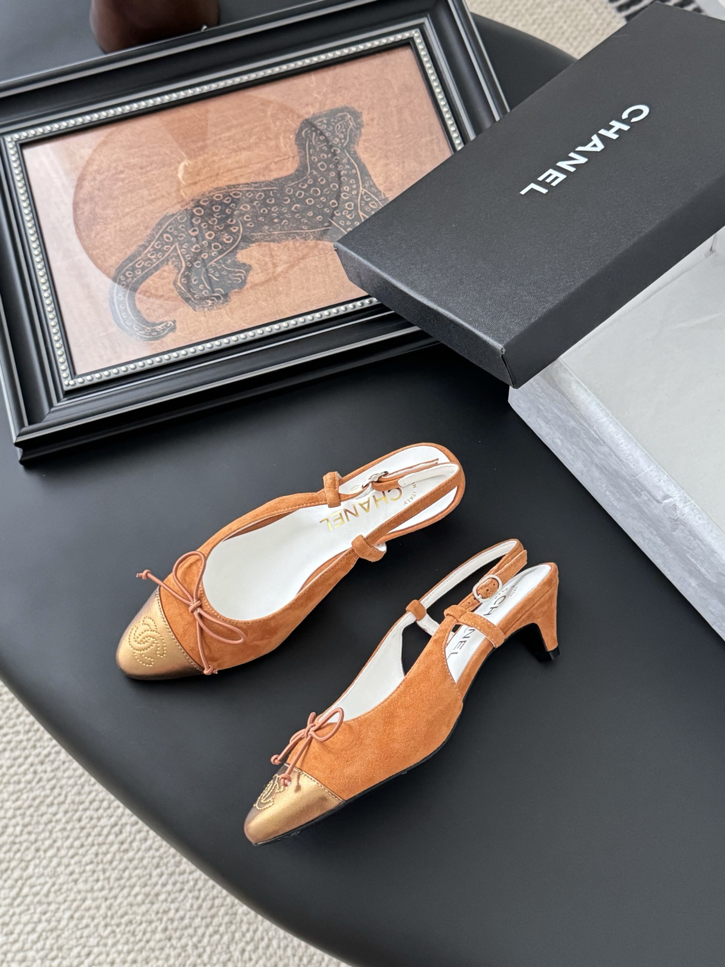 Chanel 25K Mary Jane Slingback Heels - Suede & Leather, All Colors Available 1 Chanel 25K Mary Jane Slingback Heels - Suede & Leather, All Colors Available