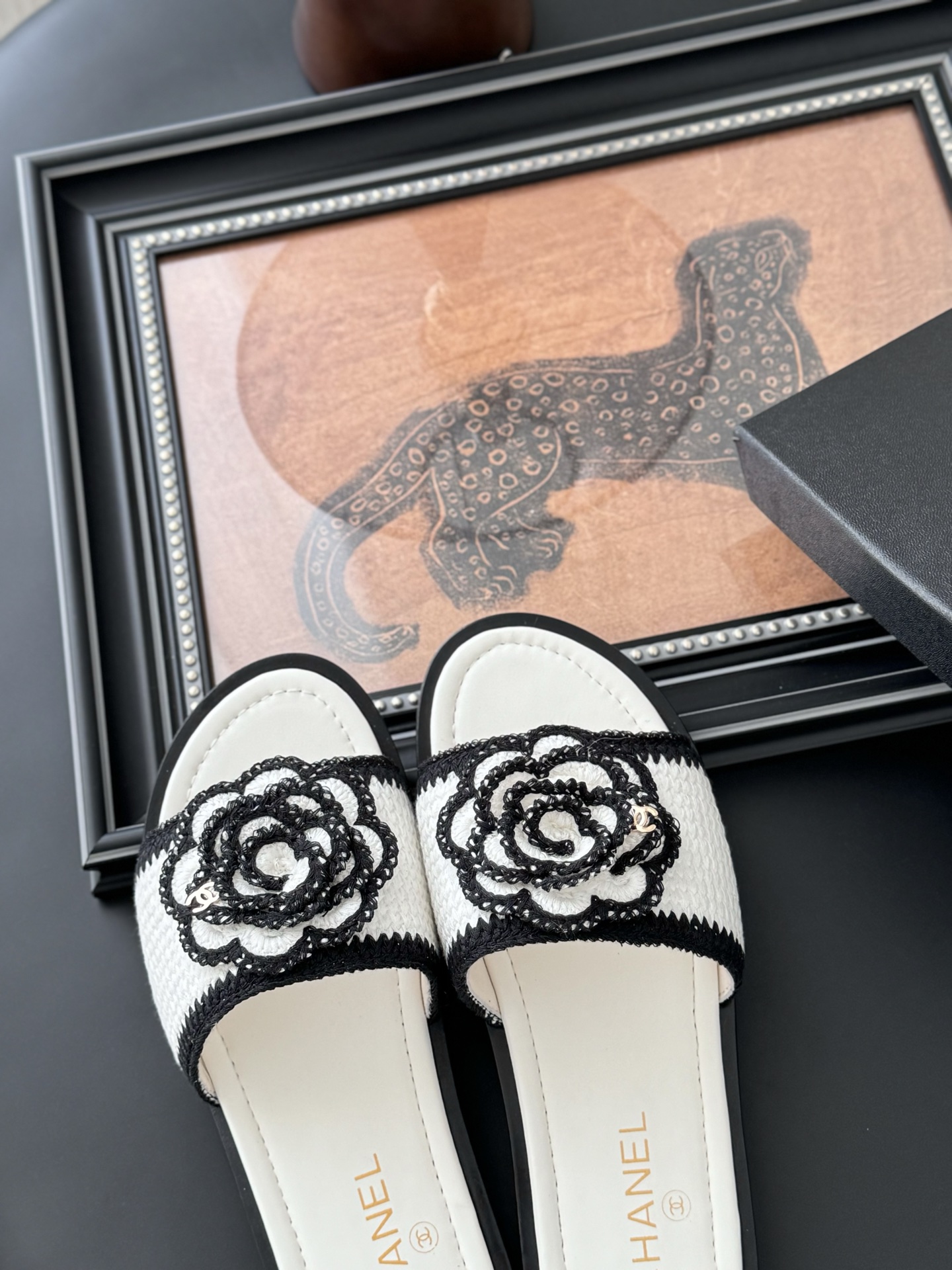 Chanel 25K Camellia Knit Slides: Luxurious Comfort and Timeless Style 9 i1746730398444 5172 0 6