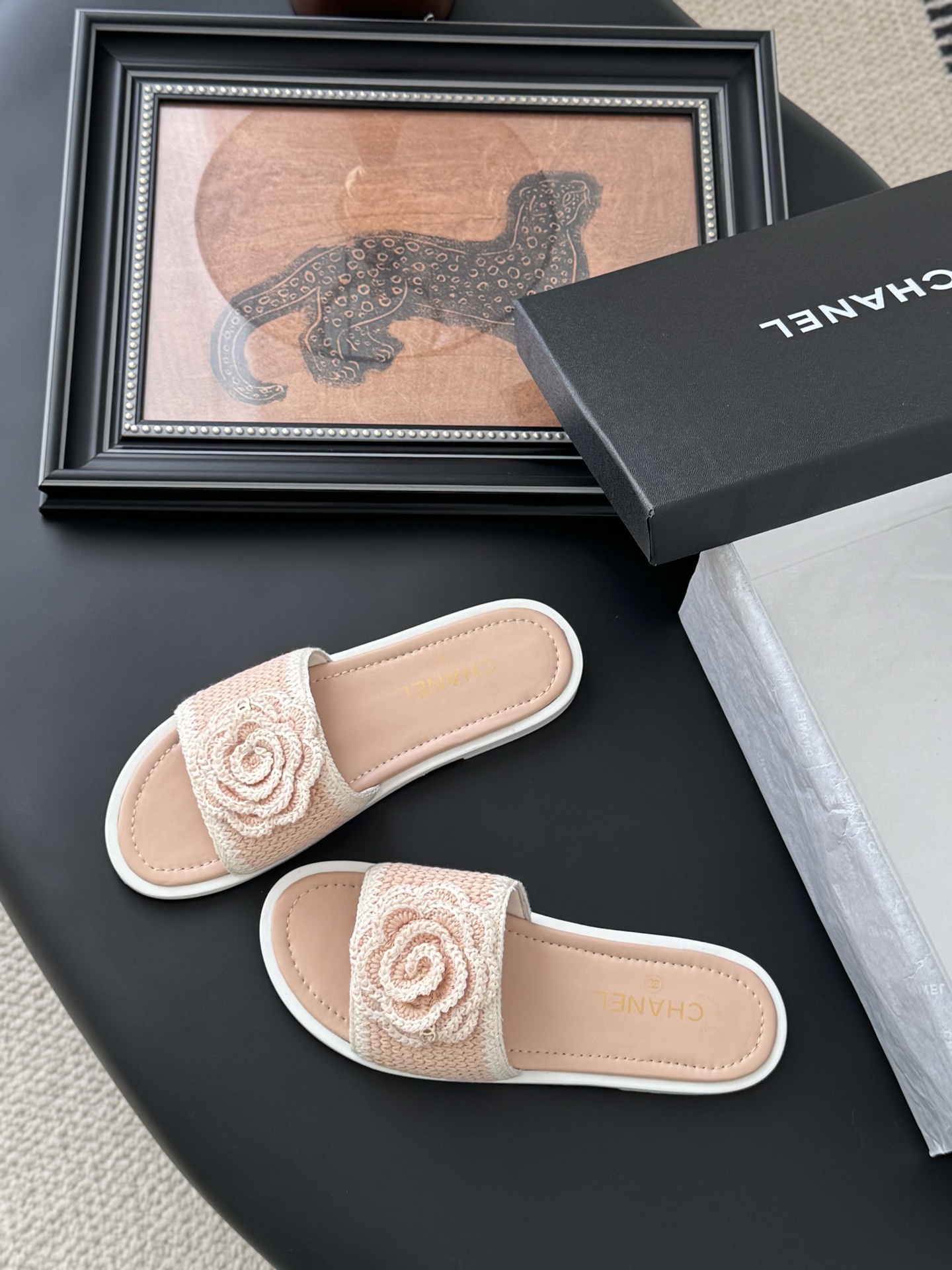 Chanel 25K Camellia Knit Sandals: Exquisite Design, Luxurious Comfort 8 i1746730413613 9164 0 5
