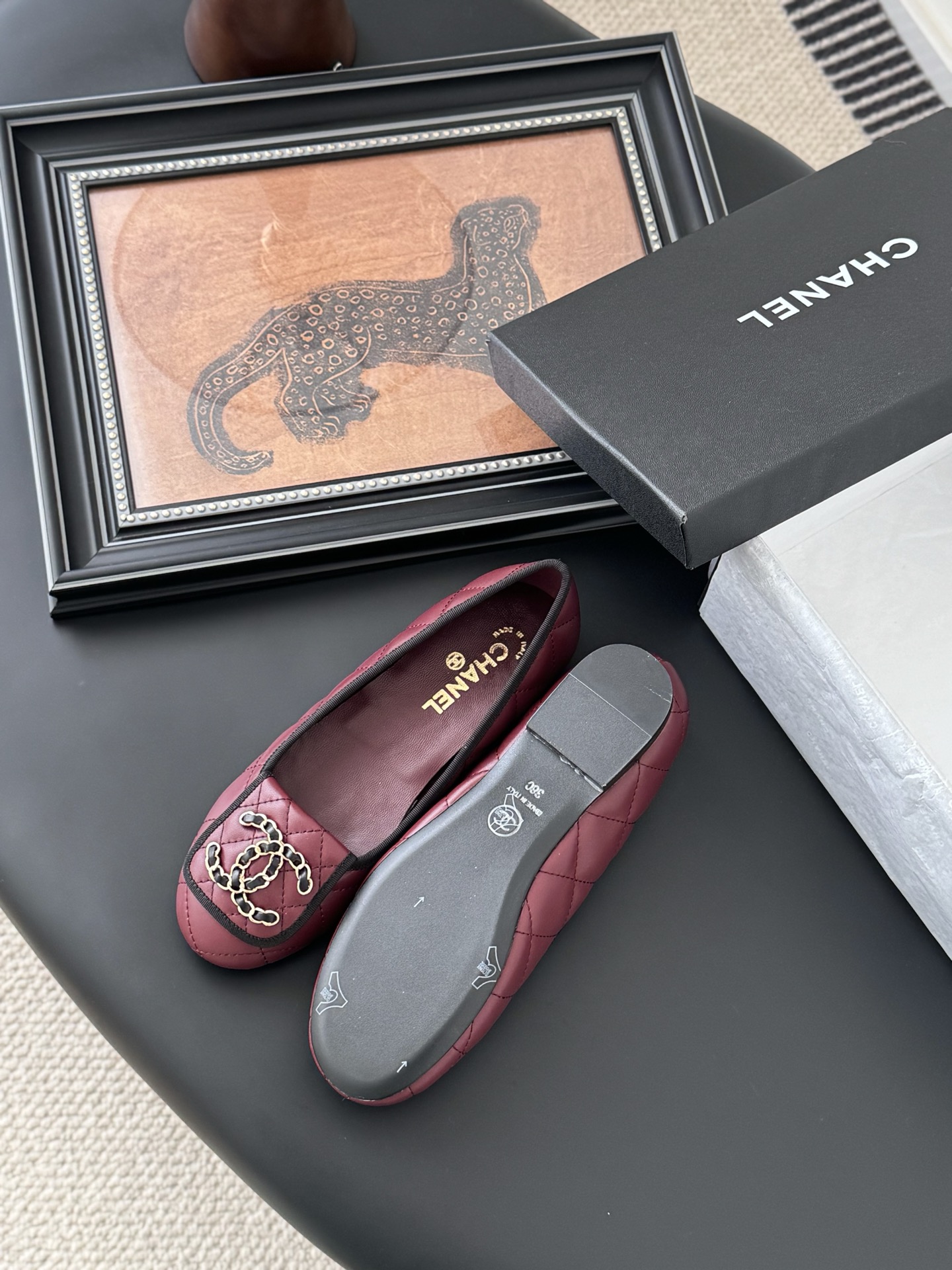 Chanel 25K Camellia Leather Ballet Flats,Elegant and Comfortable Slip-Ons 5 i1746730504924 2918 0 2
