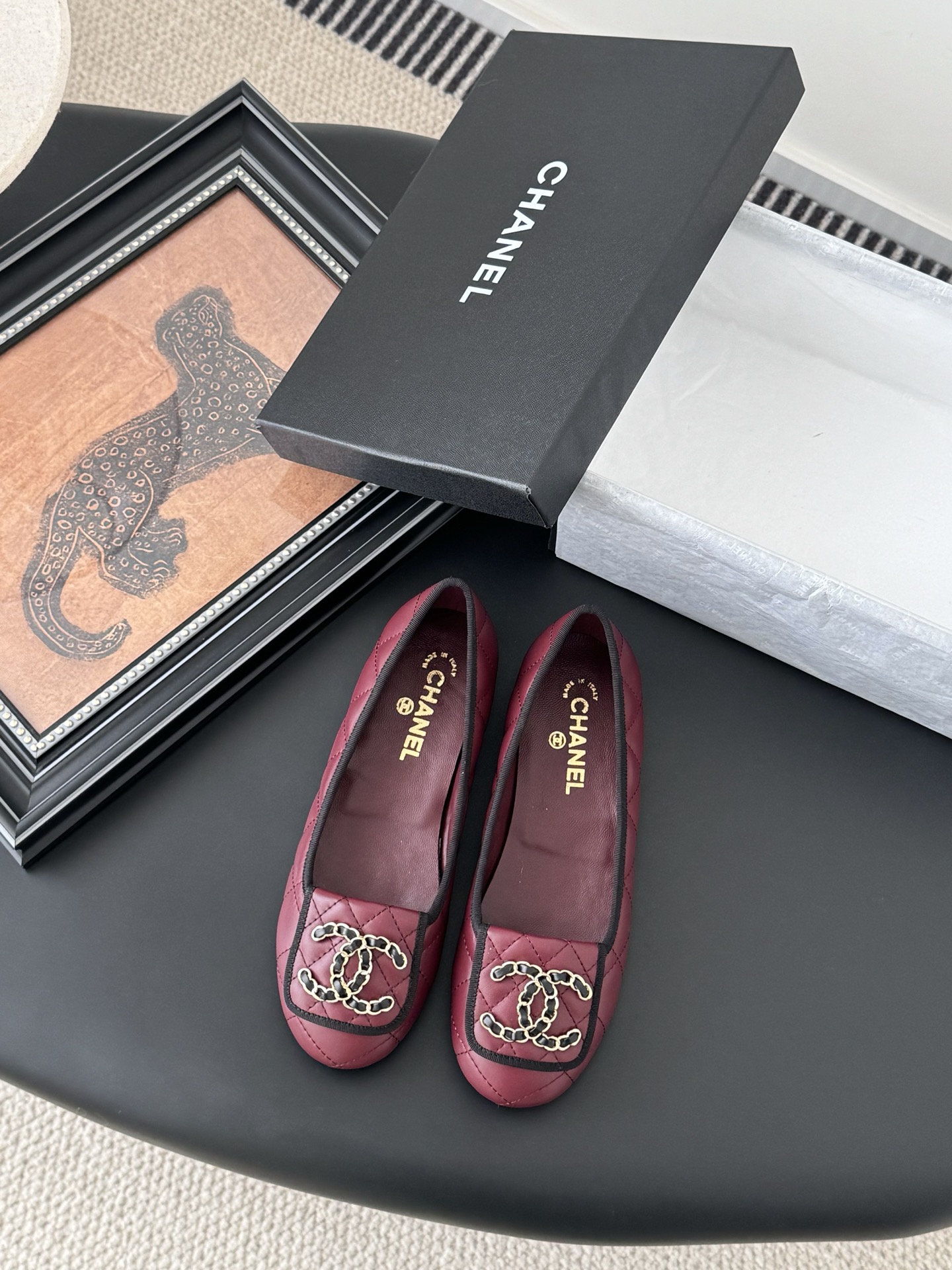 Chanel 25K Camellia Leather Ballet Flats,Elegant and Comfortable Slip-Ons 3 i1746730504931 3601 0 0