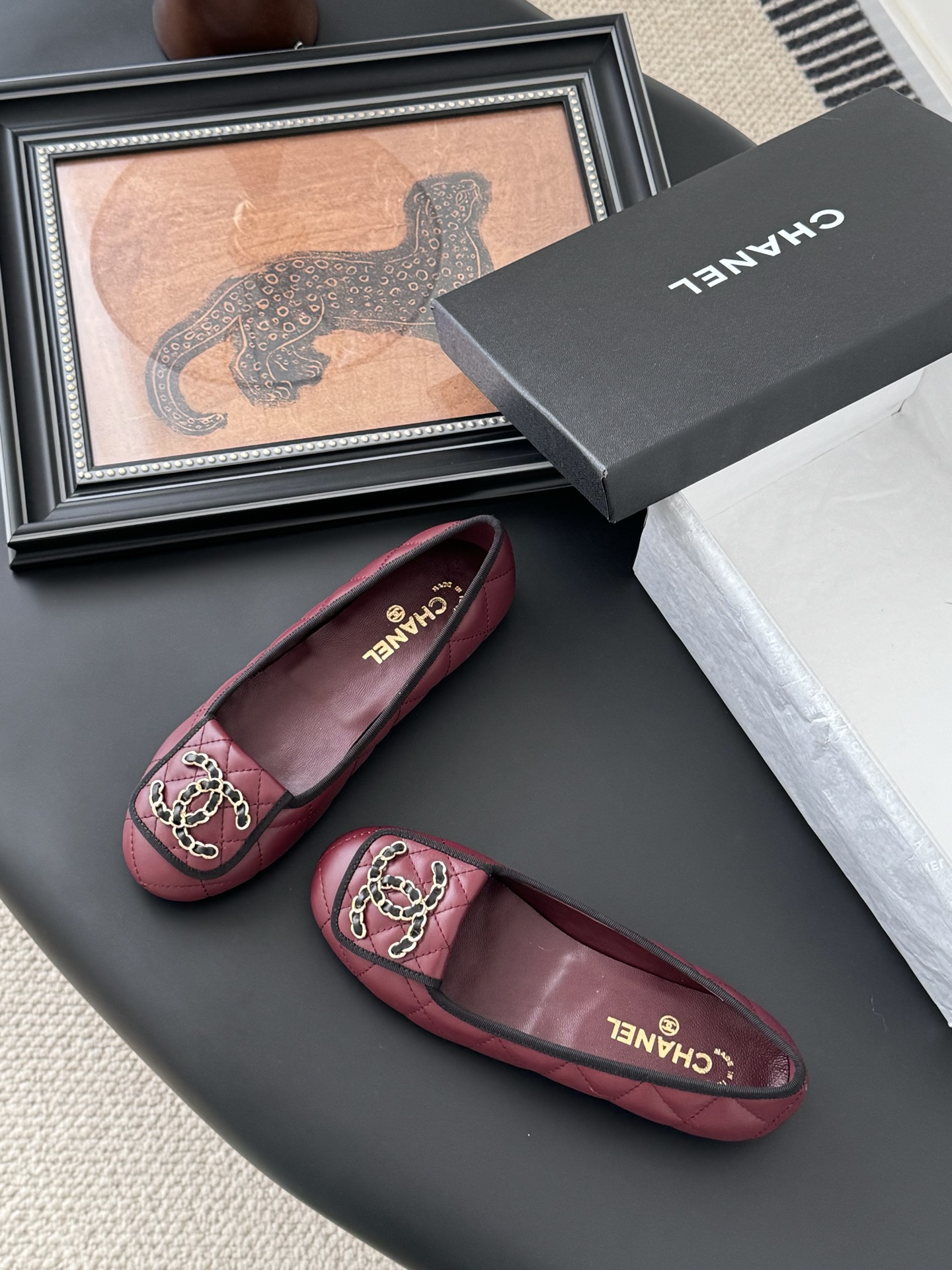 Chanel 25K Camellia Leather Ballet Flats,Elegant and Comfortable Slip-Ons 1 Chanel 25K Camellia Leather Ballet Flats,Elegant and Comfortable Slip-Ons