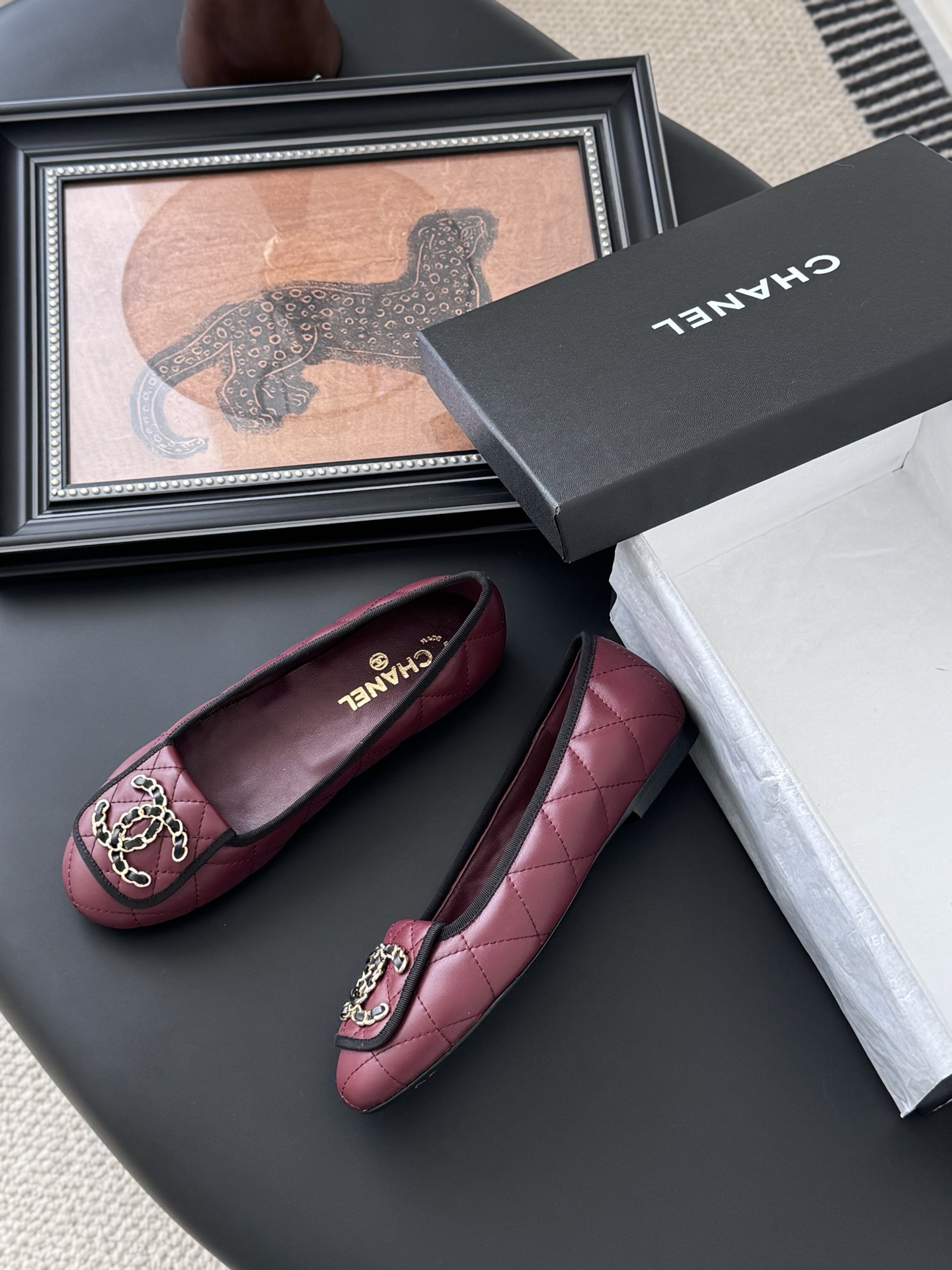 Chanel 25K Camellia Leather Ballet Flats,Elegant and Comfortable Slip-Ons 7 i1746730505017 1997 0 5
