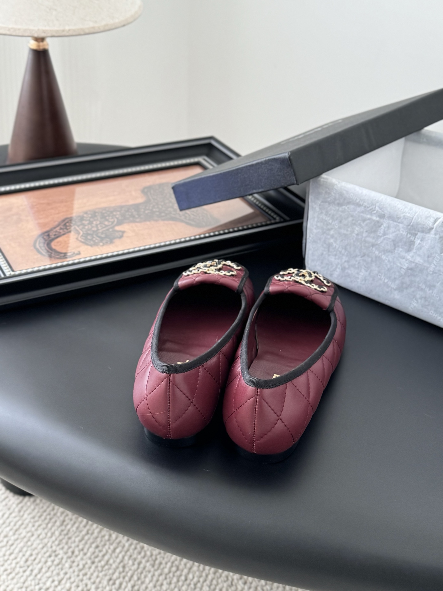 Chanel 25K Camellia Leather Ballet Flats,Elegant and Comfortable Slip-Ons 6 i1746730506383 5510 0 4